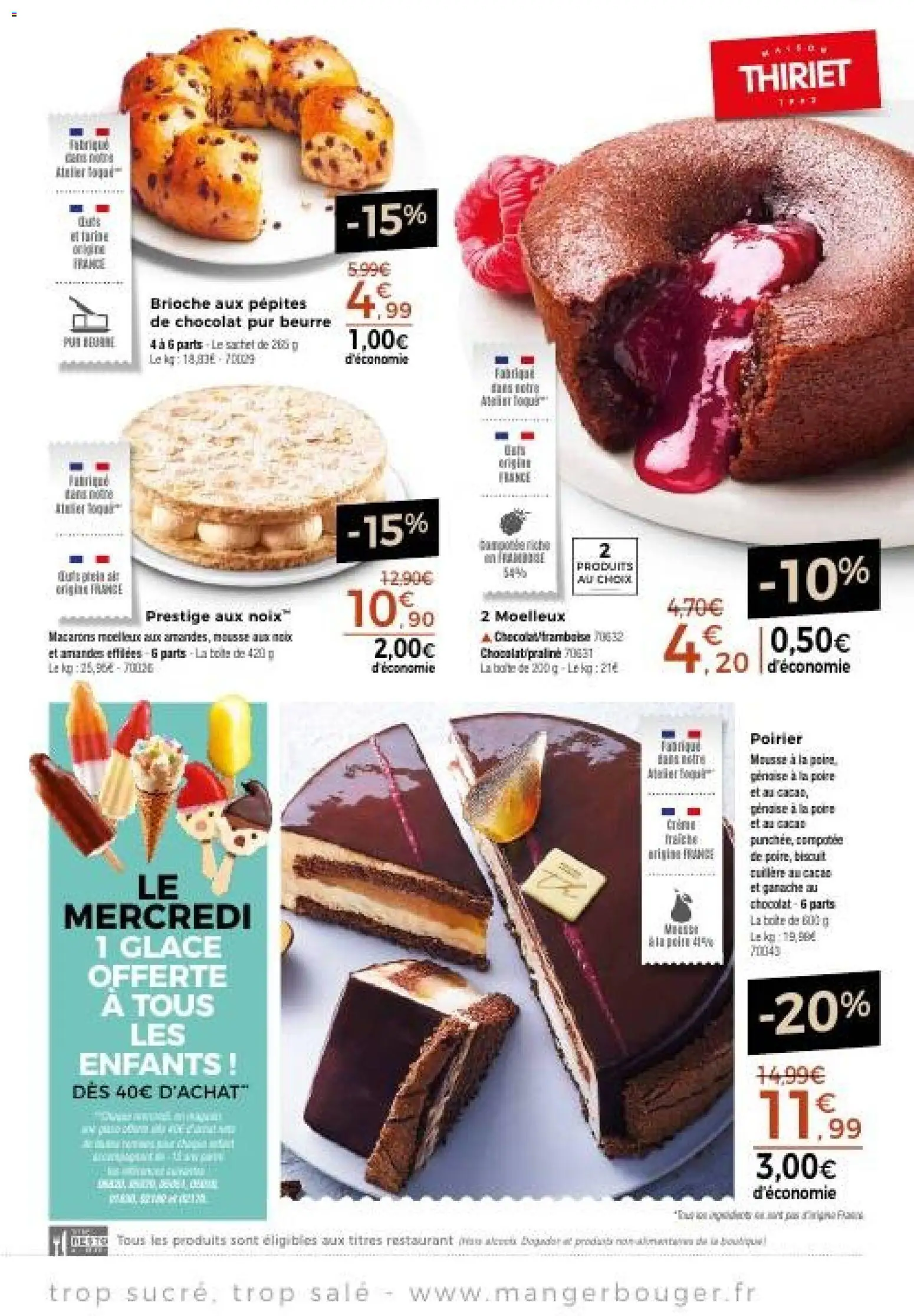 {H1} | Page: 9 | Produits: Cacao, Poire, Amandes effilées, Mousse