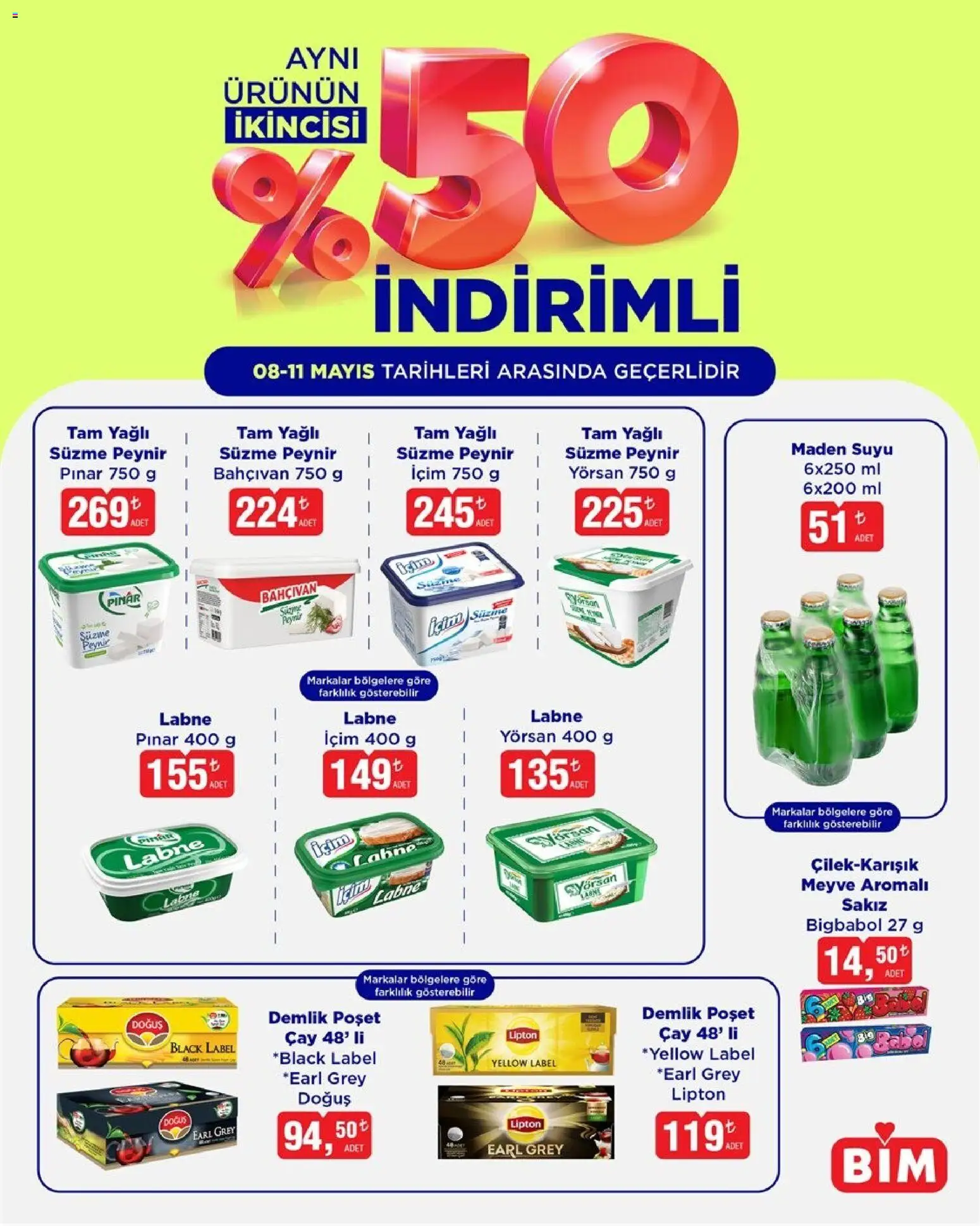 BİM - 5 Al 4 Öde, İndirim - 08.05.2026 tarihinden itibaren geçerlidir | Sayfa: 2