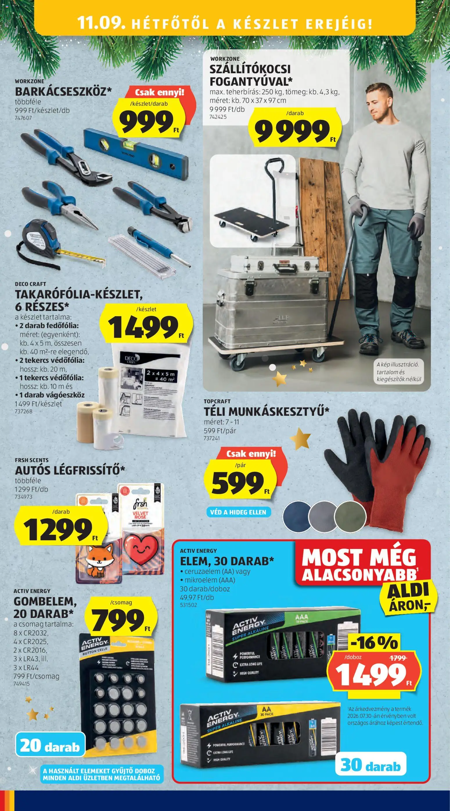 Aldi akciós ujság - amely érvényes a következő dátumtól: 2026.11.05. | Oldal: 52