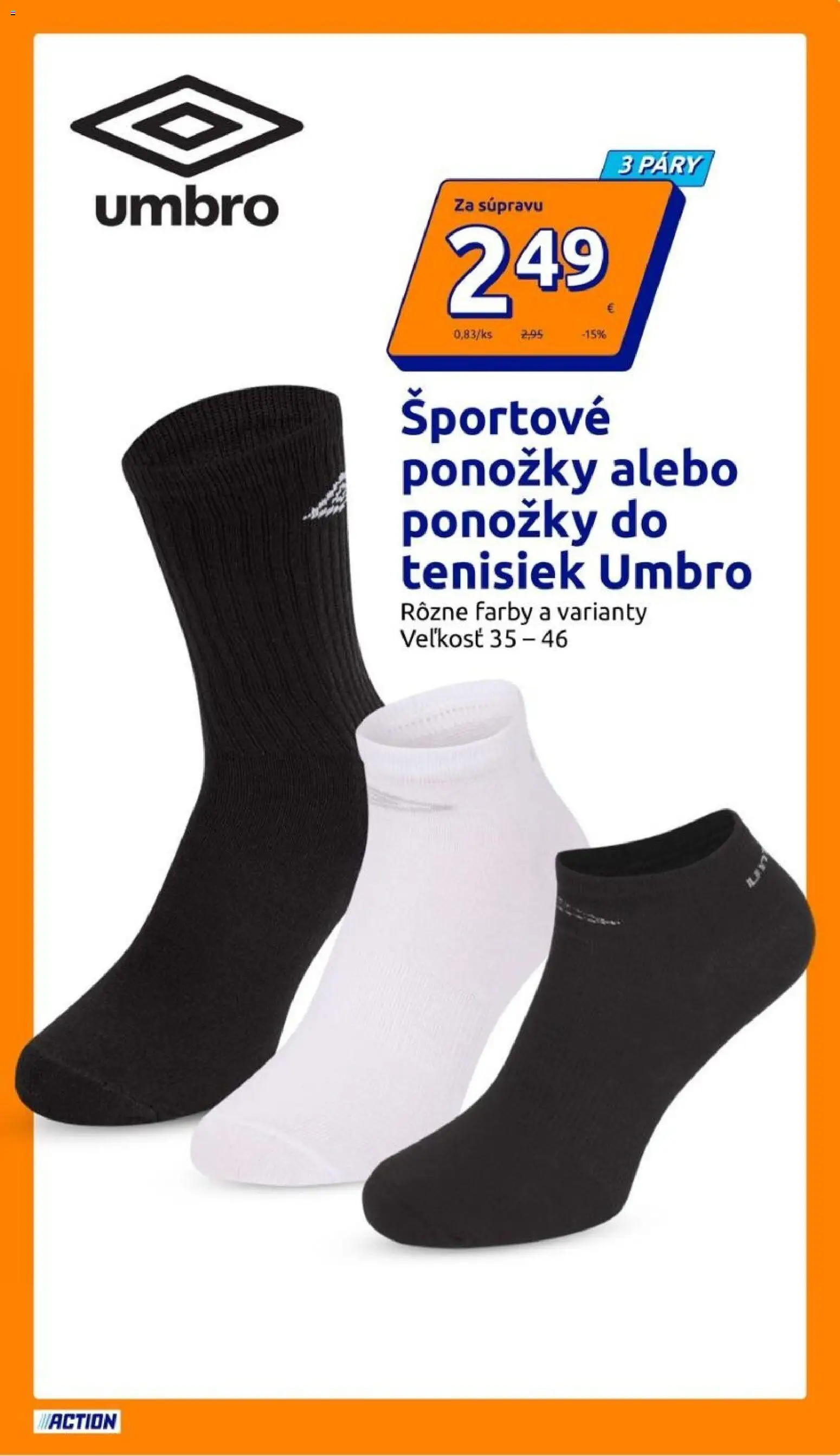 Nové Action akcie – leták je platný od 12.08.2026 | Strana: 11 | Produkty: Ponožky