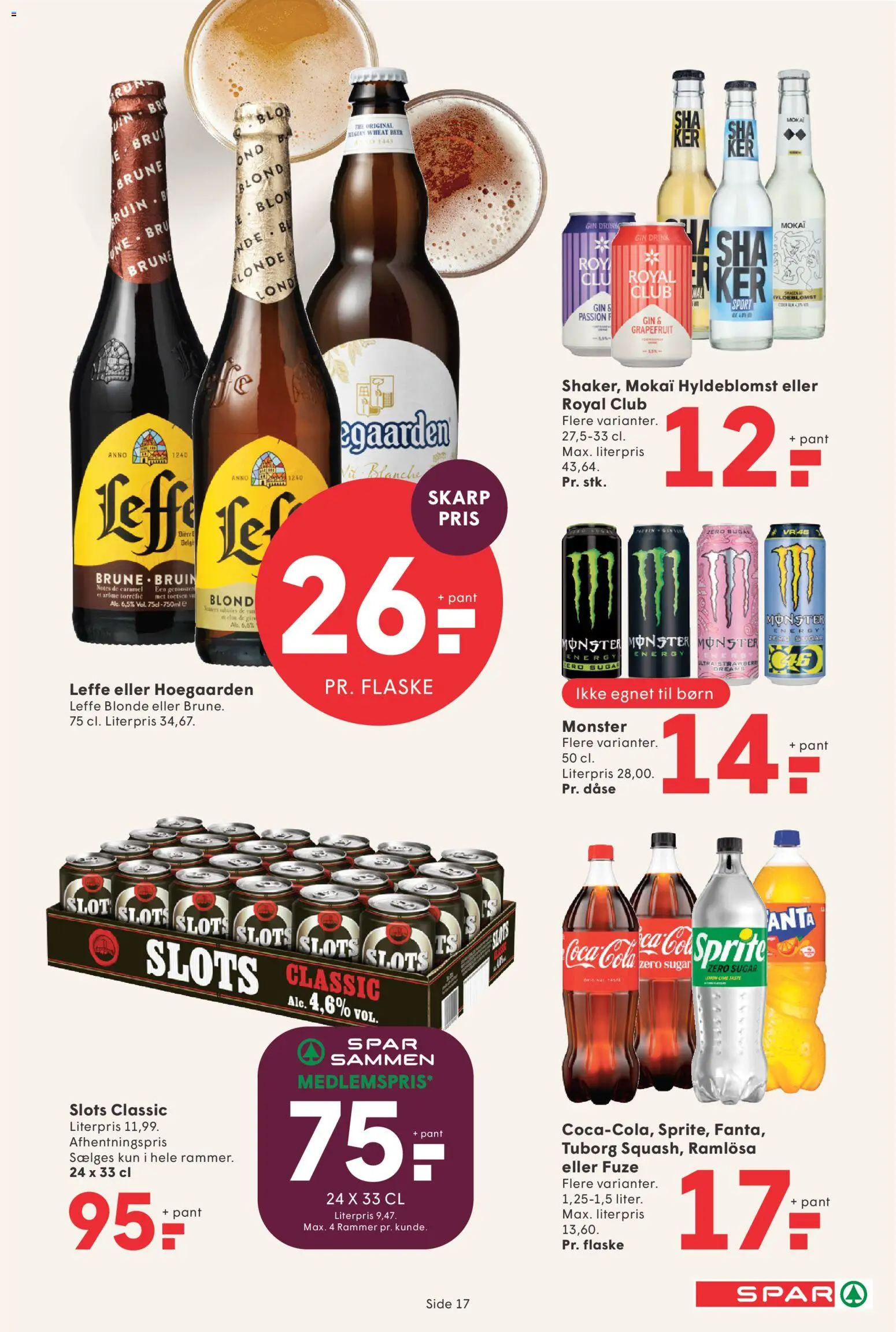 Spar tilbudsavis – gyldig fra 24/07/2026 | Side: 19 | Produkter: Rammer, Gin