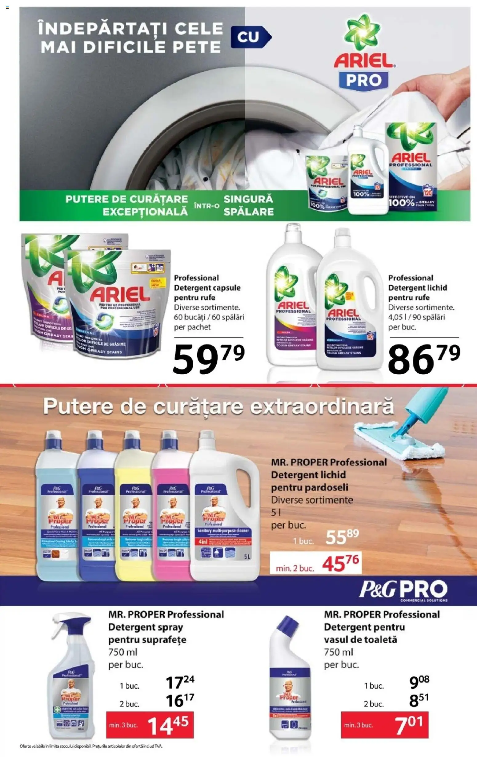 Noul catalog Selgros – valabil de la 30.10.2026 | Pagină: 21 | Produse: Detergent Capsule, Toaletă, Detergent