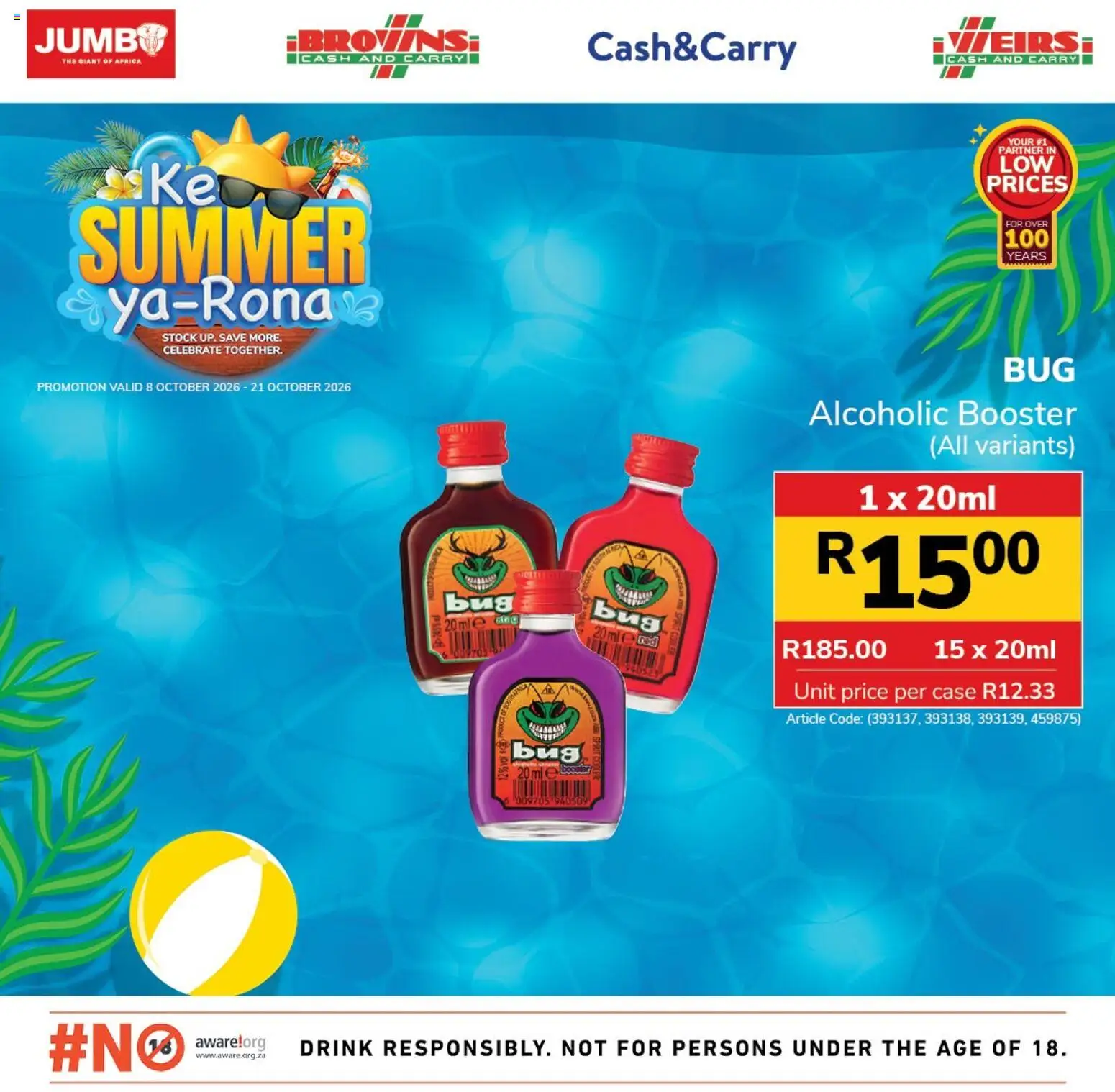 New Jumbo catalogue – valid from 08/10/2026 | Page: 1 | Products: Case, Cooler, Stock
