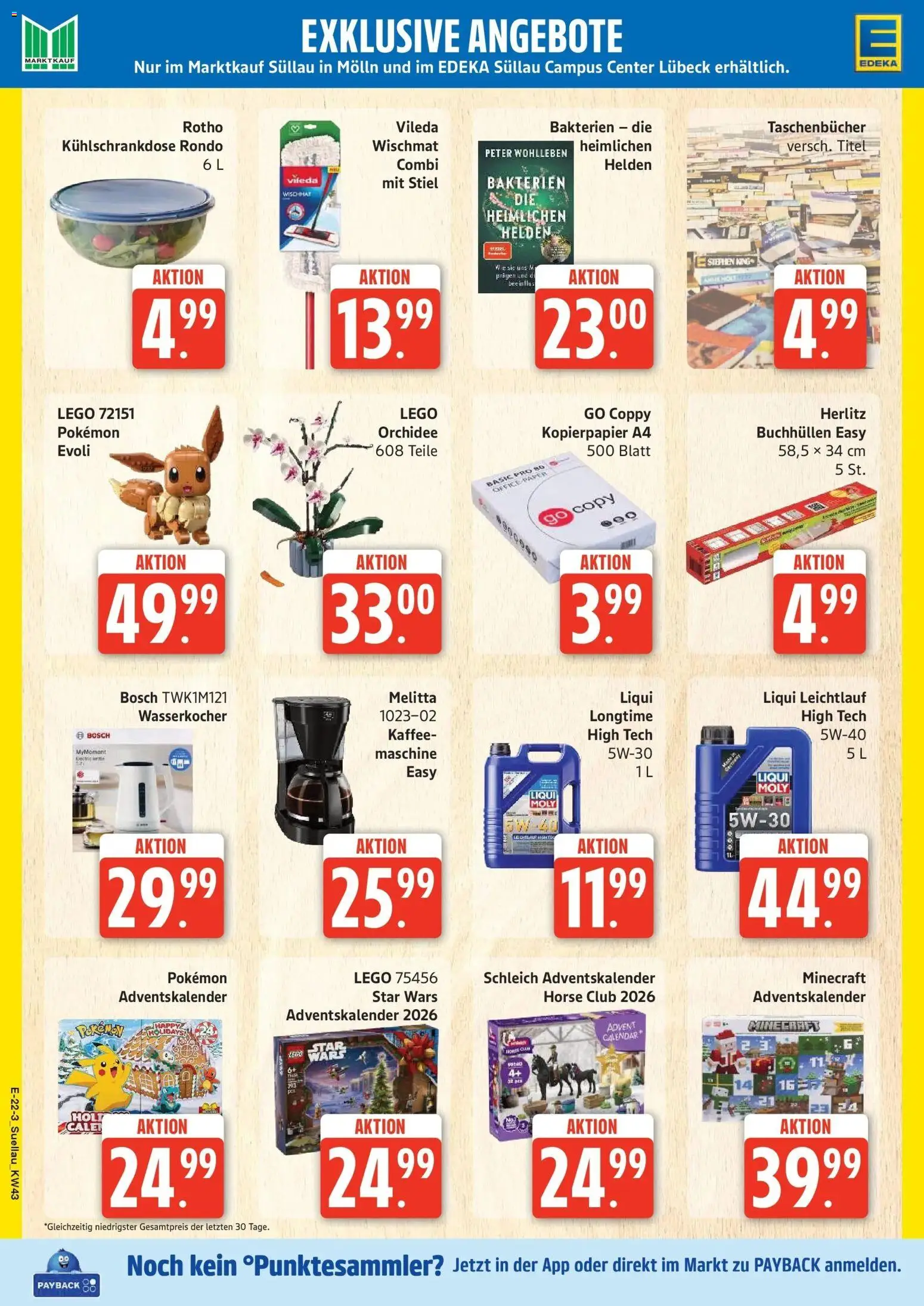 Edeka Prospekt Ratzeburg (ab 19.10.2026) » Angebote Online | Seite: 30 | Produkte: Melitta, Wasserkocher, Kaffee, Orchidee