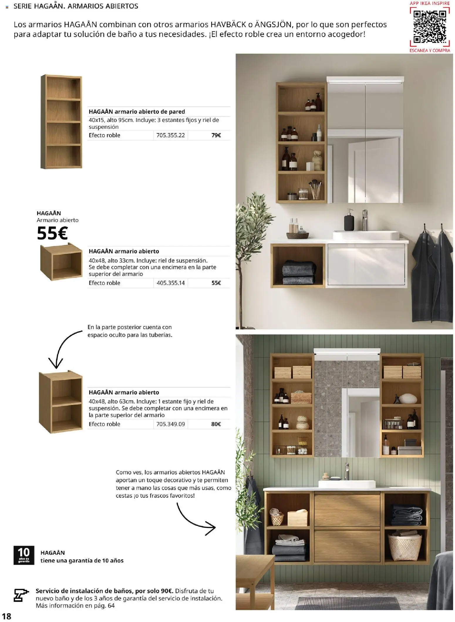 Catálogo IKEA Baños │ válido desde el 01/02/2026 | Página: 18 | Productos: Té, Estante, Armario, Baño