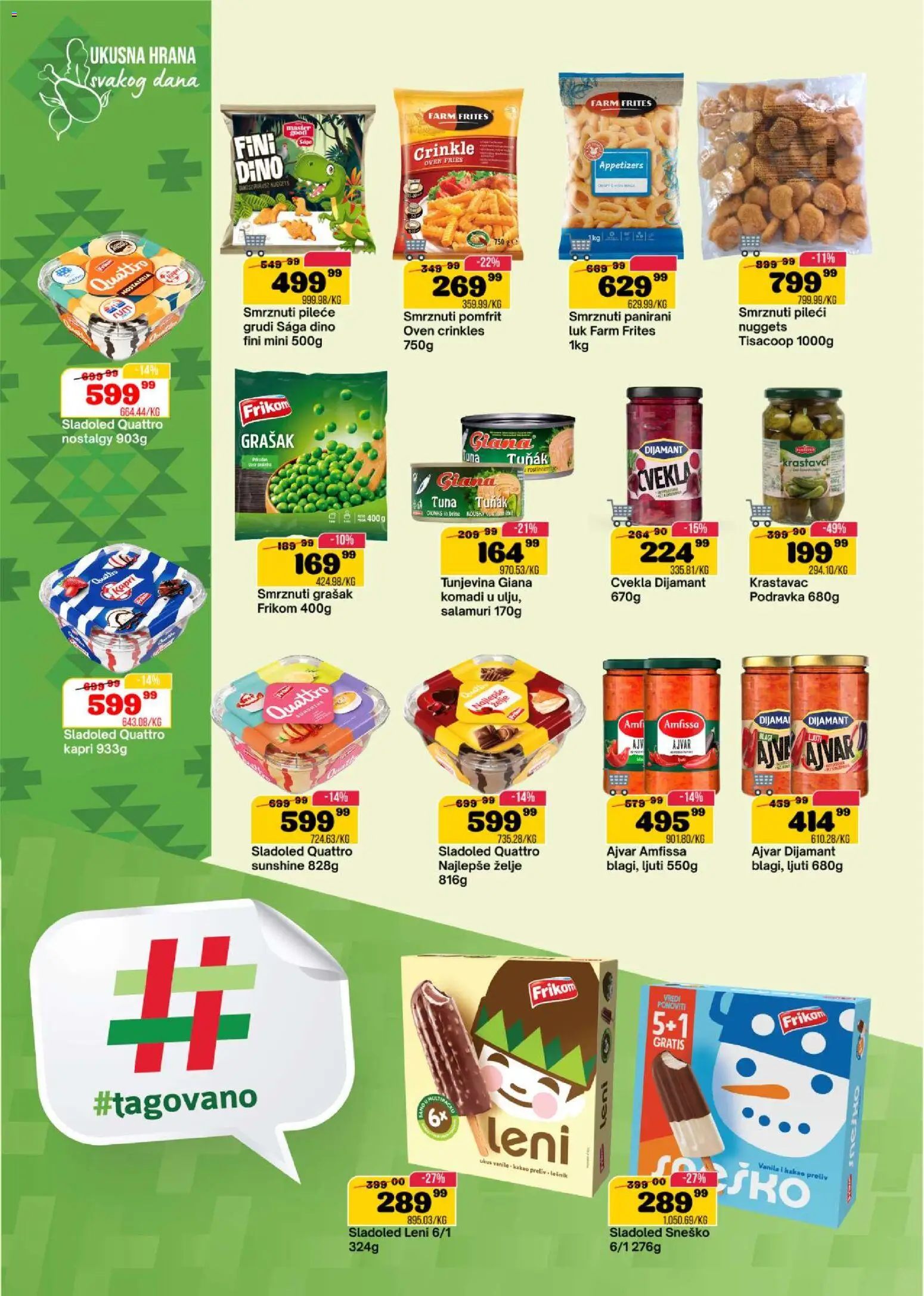 Senta Promet katalog - važi od 20.05.2026 | Strana: 8 | Proizvode: Ajvar, Cvekla, Podravka, Pomfrit