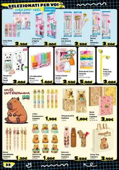 Anteprima del volantino Orizzonte volantino Scuola valido a partire dal 30/07/2026 | Pagina: 32 | Prodotti: Temperamatite, Colla, Astuccio, Temperino