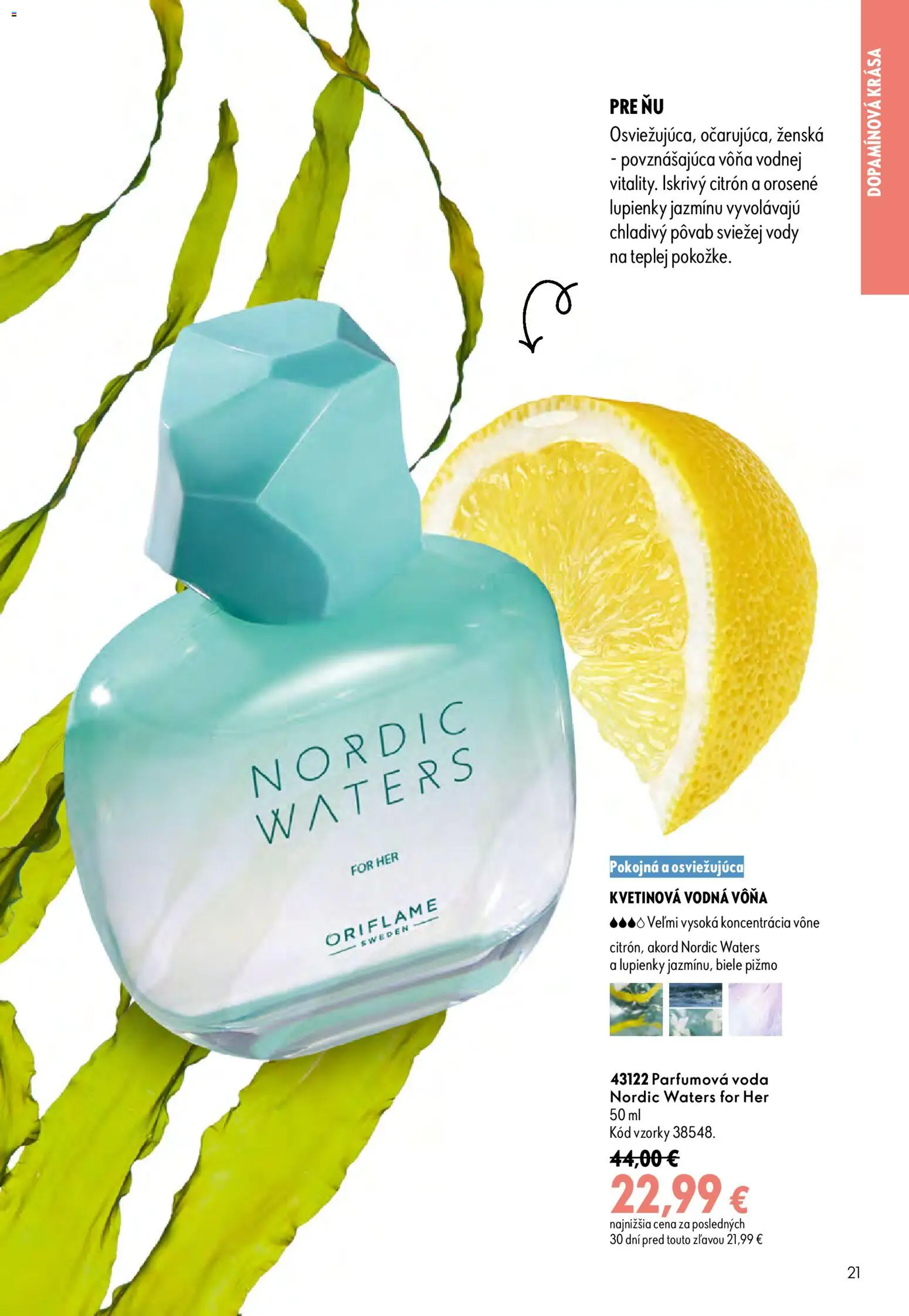Nové Oriflame akcie – leták je platný od 29.07.2026 | Strana: 21 | Produkty: Voda