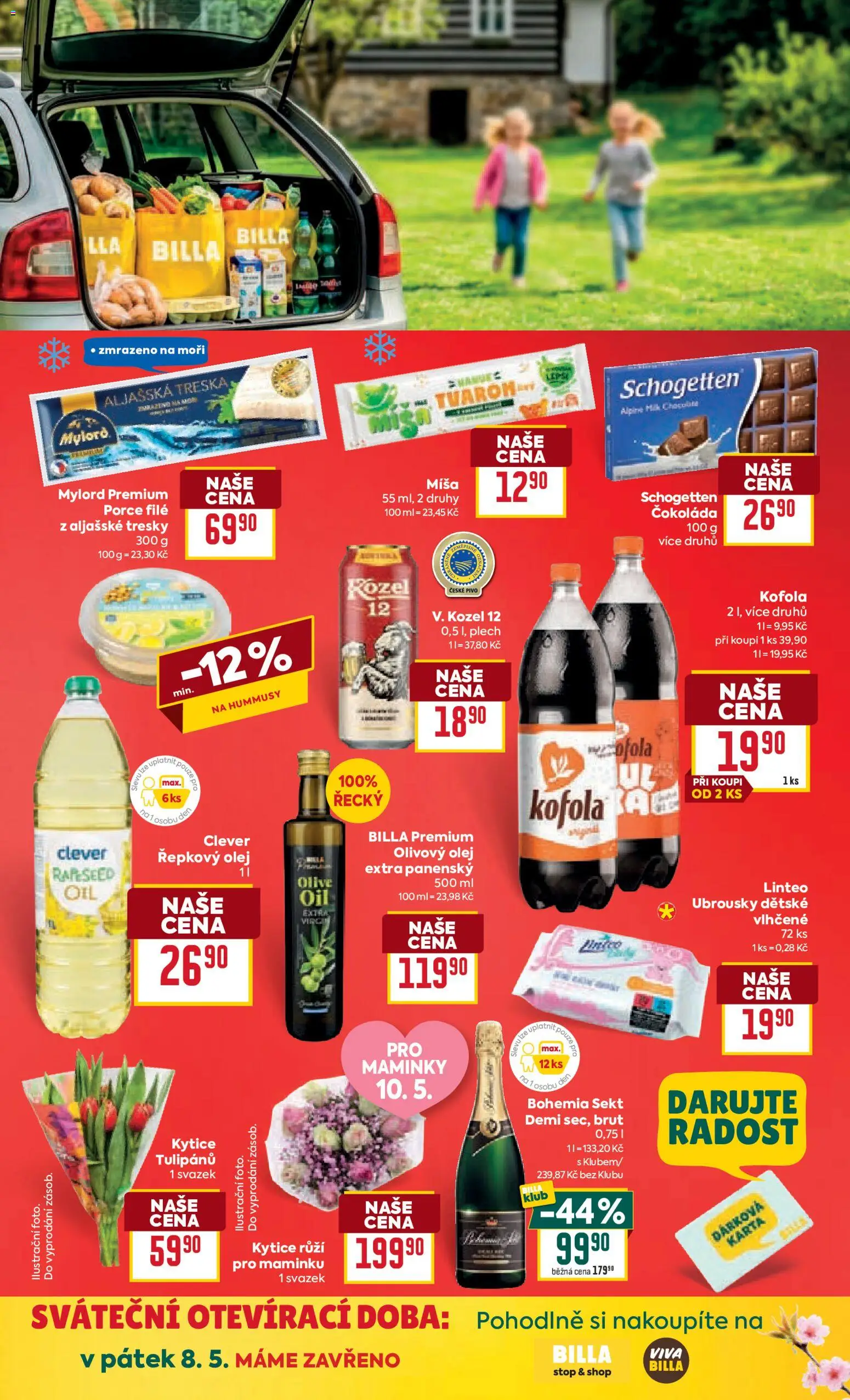 Billa Velký leták od 06.05.2026 | Strana: 29 | Produkty: Řepkový olej, Kozel, Sekt, Clever