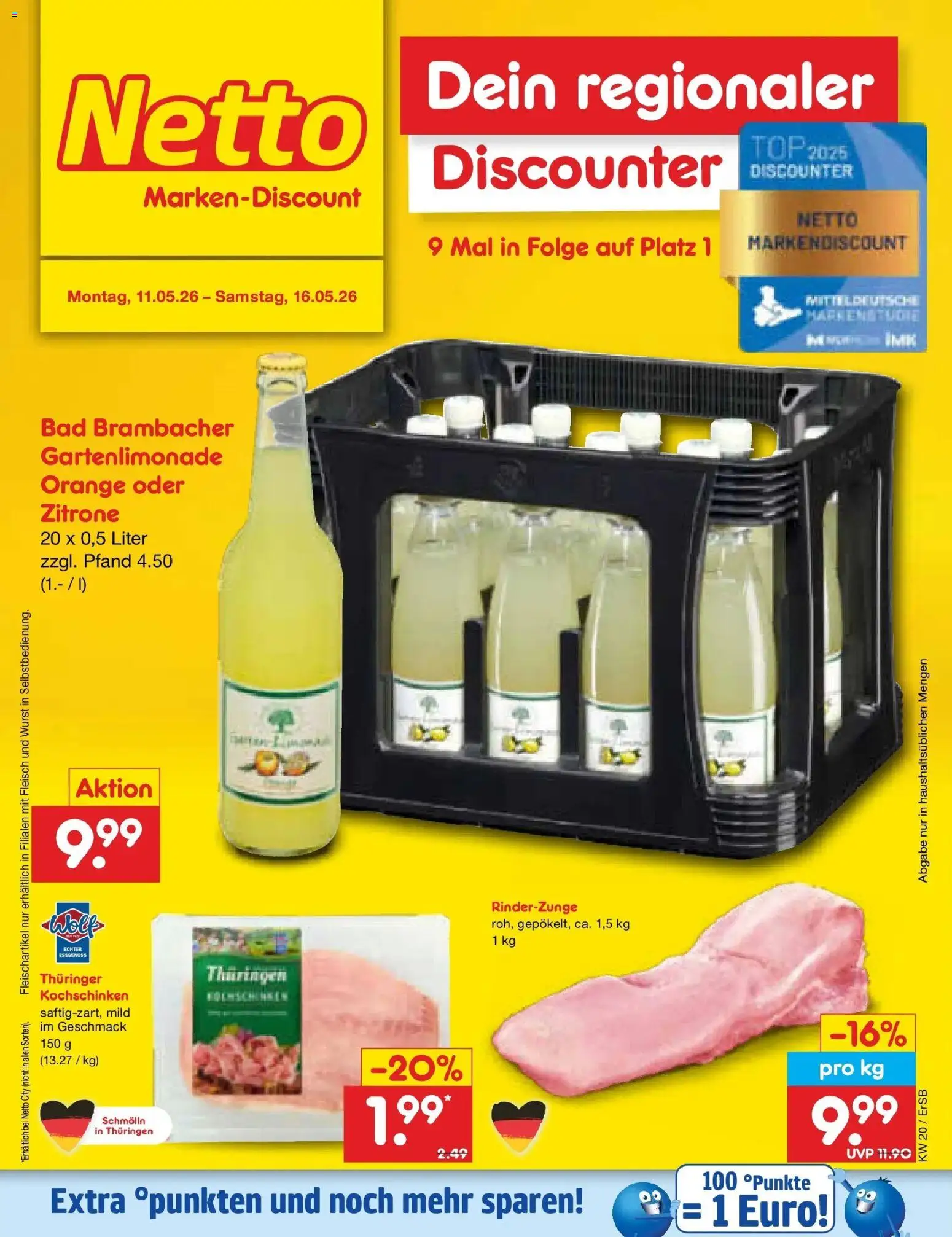 Netto Marken-Discount Prospekt Nordhausen	 – gültig ab 10.05.2026 | Seite: 46 | Produkte: Top, Bad, Zitrone, Wurst