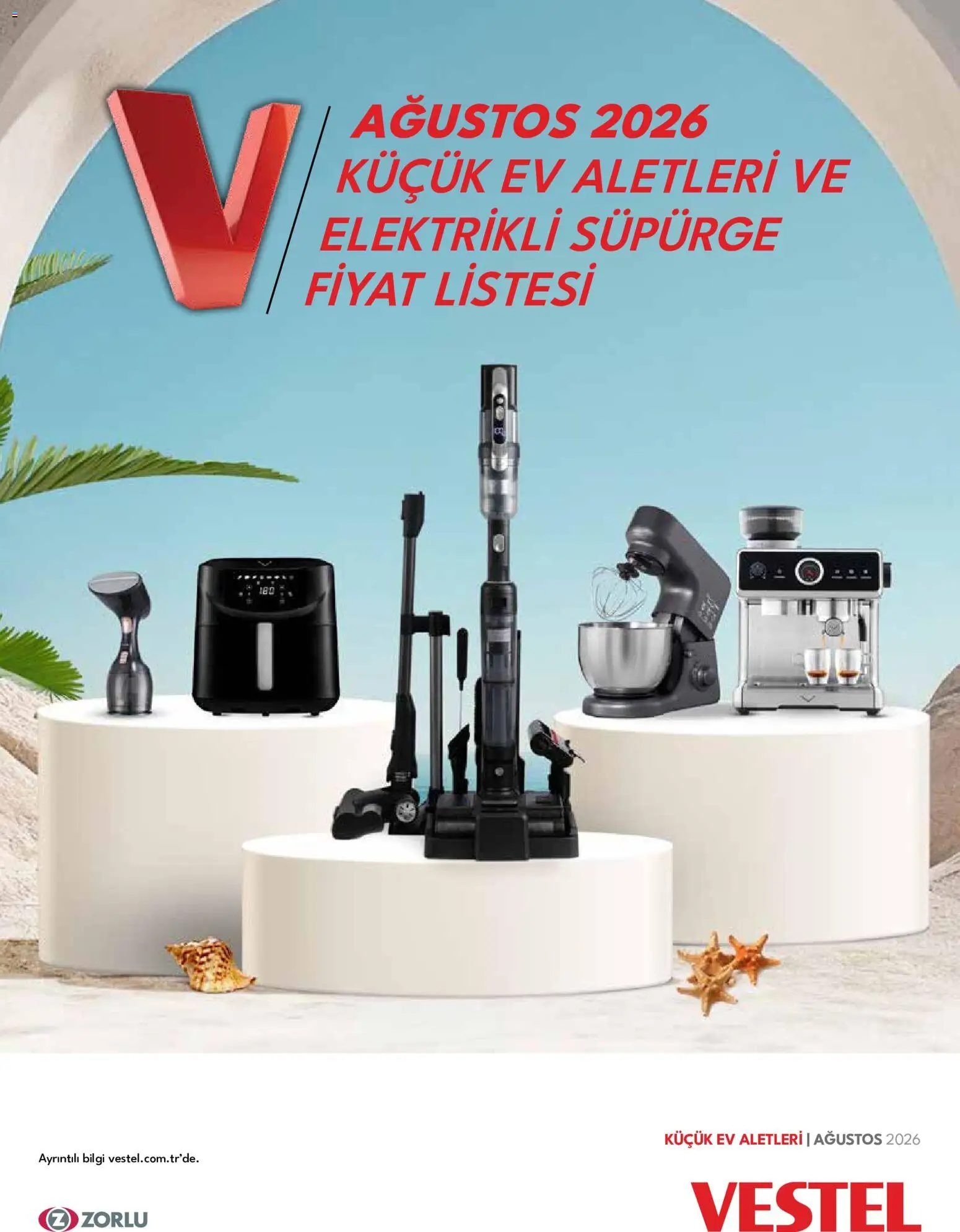 Vestel - Küçük Ev Aletleri - 01 Ağustos 2026 tarihinden itibaren geçerlidir | Sayfa: 1 | Ürünler: Elektrikli süpürge