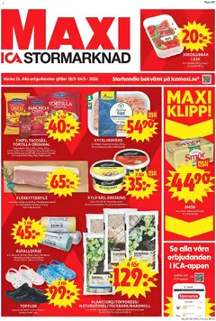 ICA Maxi - Enköping - Förhandsvisning av reklamblad från butik ICA Maxi aktuell från 18.05.2026