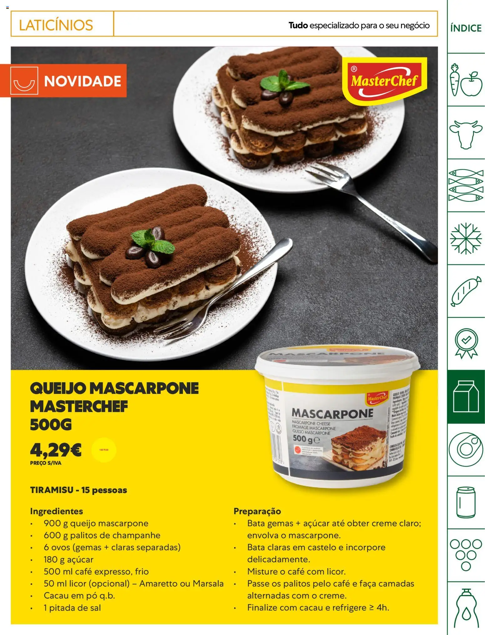 Recheio Horeca │ válido de 26.05.2026 | Página: 17 | Produtos: Licor, Café, Açúcar, Creme