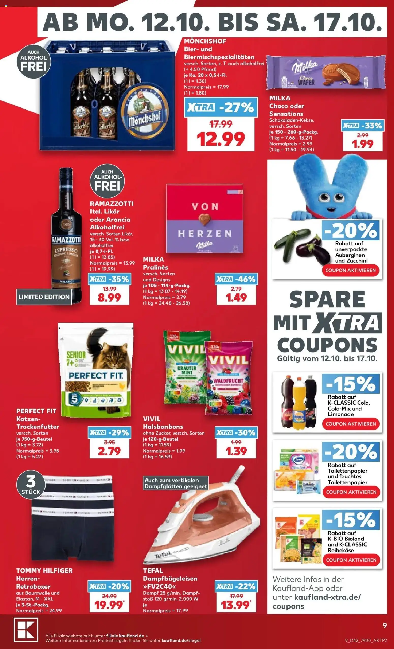 Prospekt Kaufland ab 12.10.2026 » Angebote Online zum Blättern | Seite: 13 | Produkte: Monchshof, Bier, Limonade, Ramazzotti