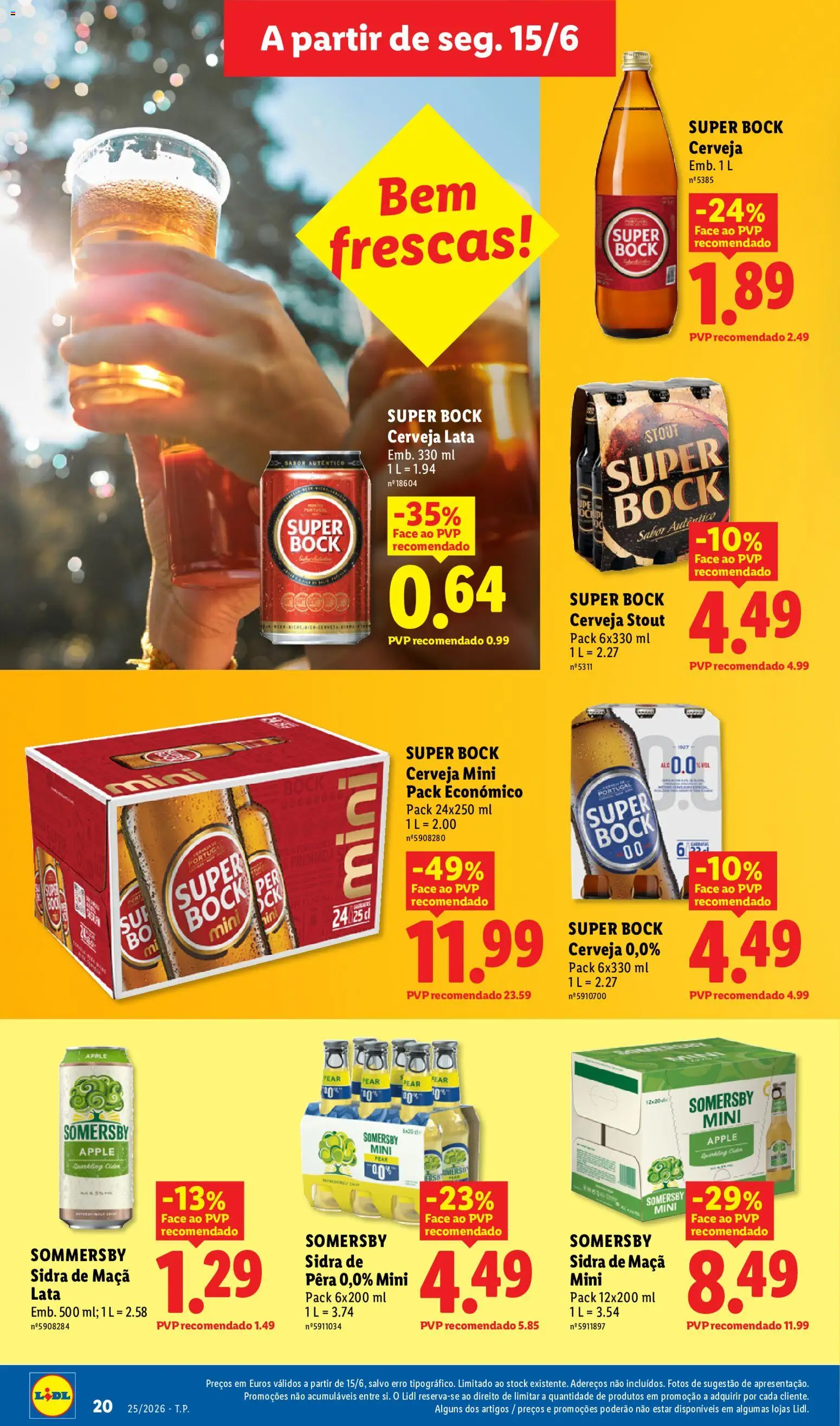 Lidl Folheto Especial │ válido de 15/06/2026 | Página: 20 | Produtos: Sidra, Maça, Cerveja, Somersby