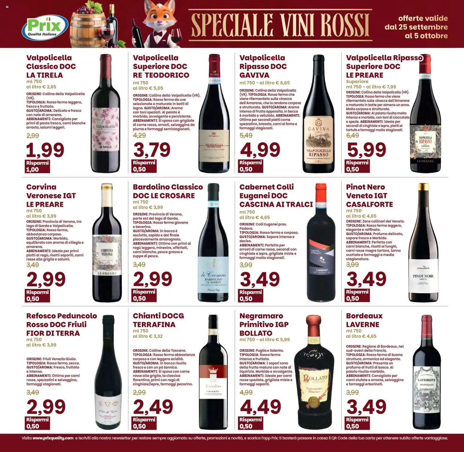 Volantino Prix del 25/09/2026 | Pagina: 15 | Prodotti: Tartufo, Frutta, Pasta, Profumo