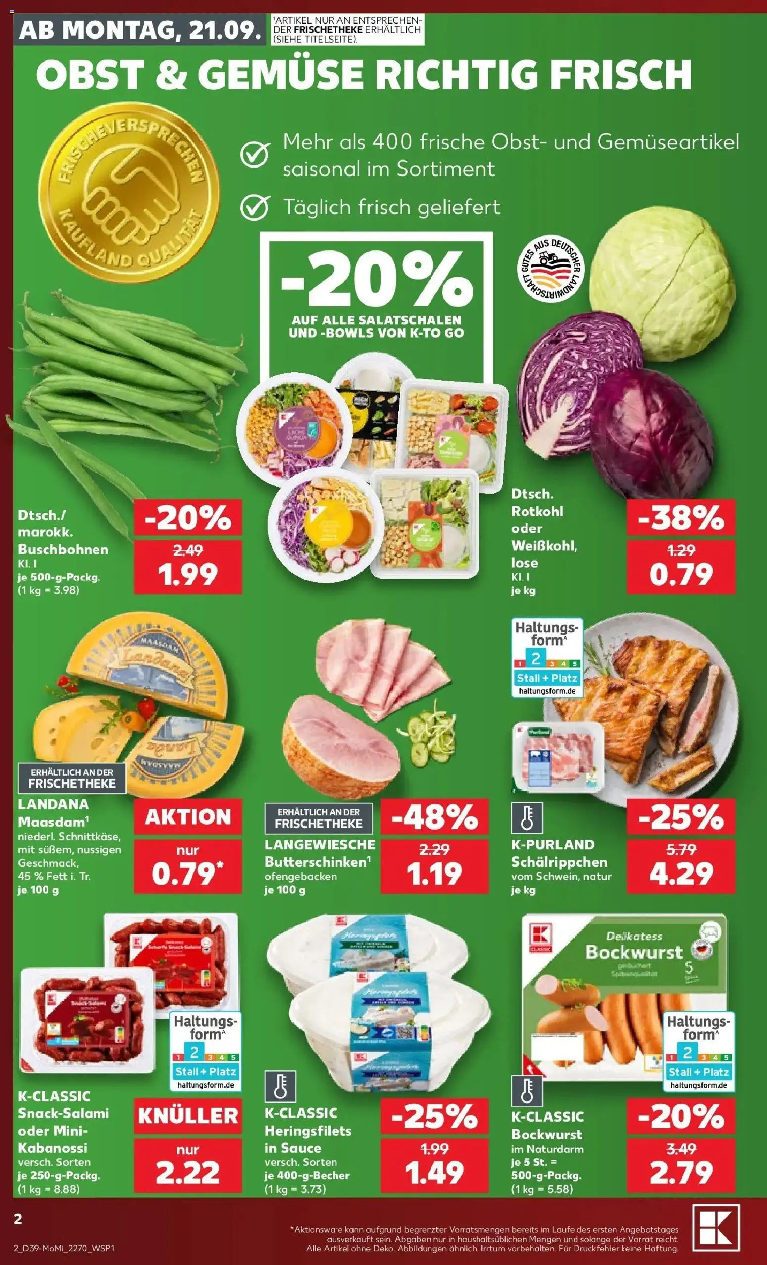 Prospekt Kaufland ab 21.09.2026 » Angebote Online zum Blättern | Seite: 2