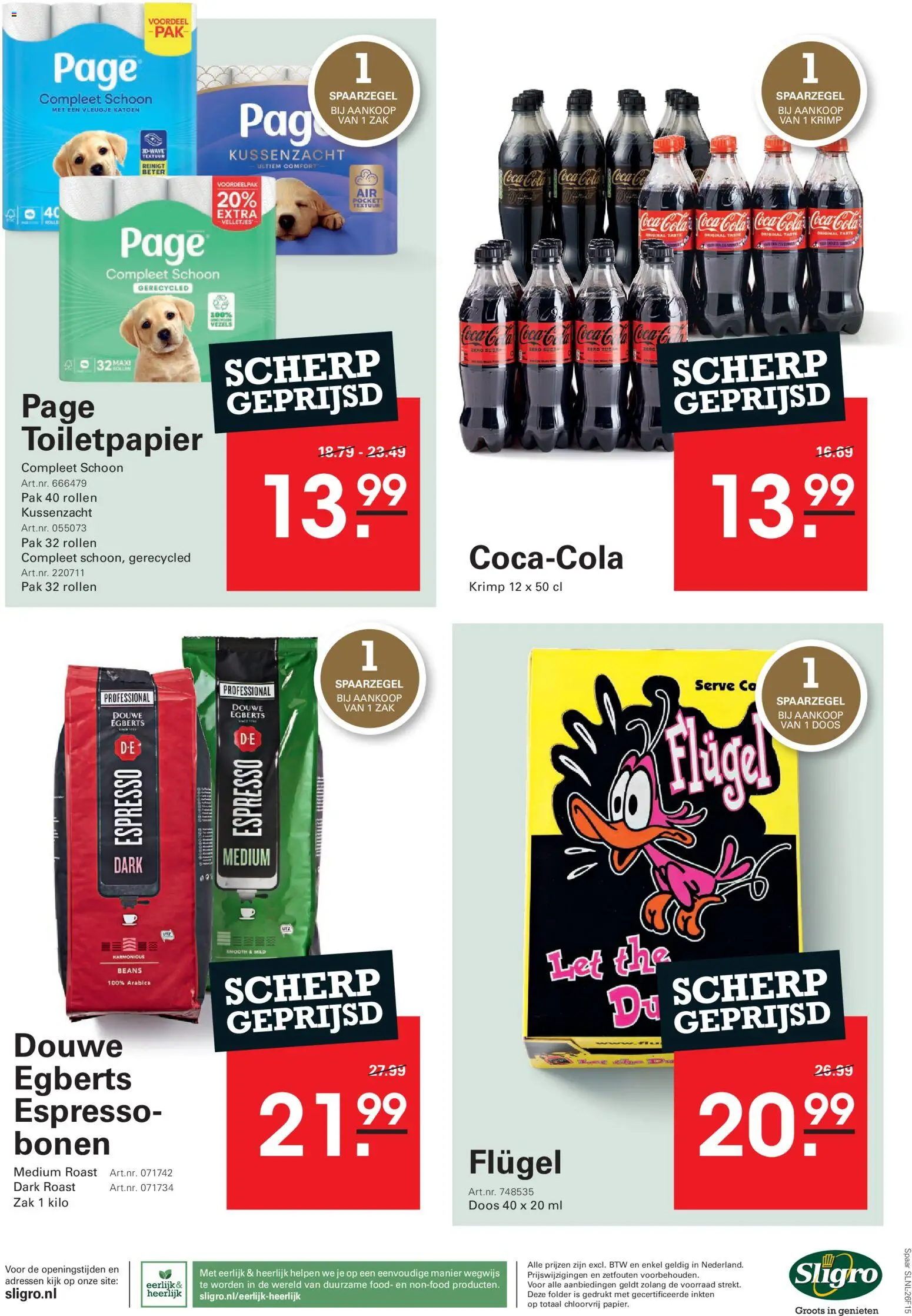 {H1} | Pagina: 57 | Producten: Coca Cola, Zak, Bonen, Toiletpapier