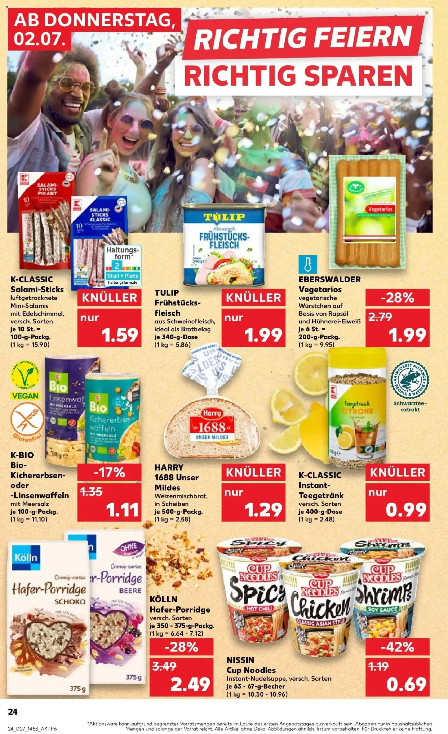 Kaufland Prospekt Worms – gültig ab 29.06.2026 | Seite: 35 | Produkte: Rapsöl, Waffeln, Chili, Salami