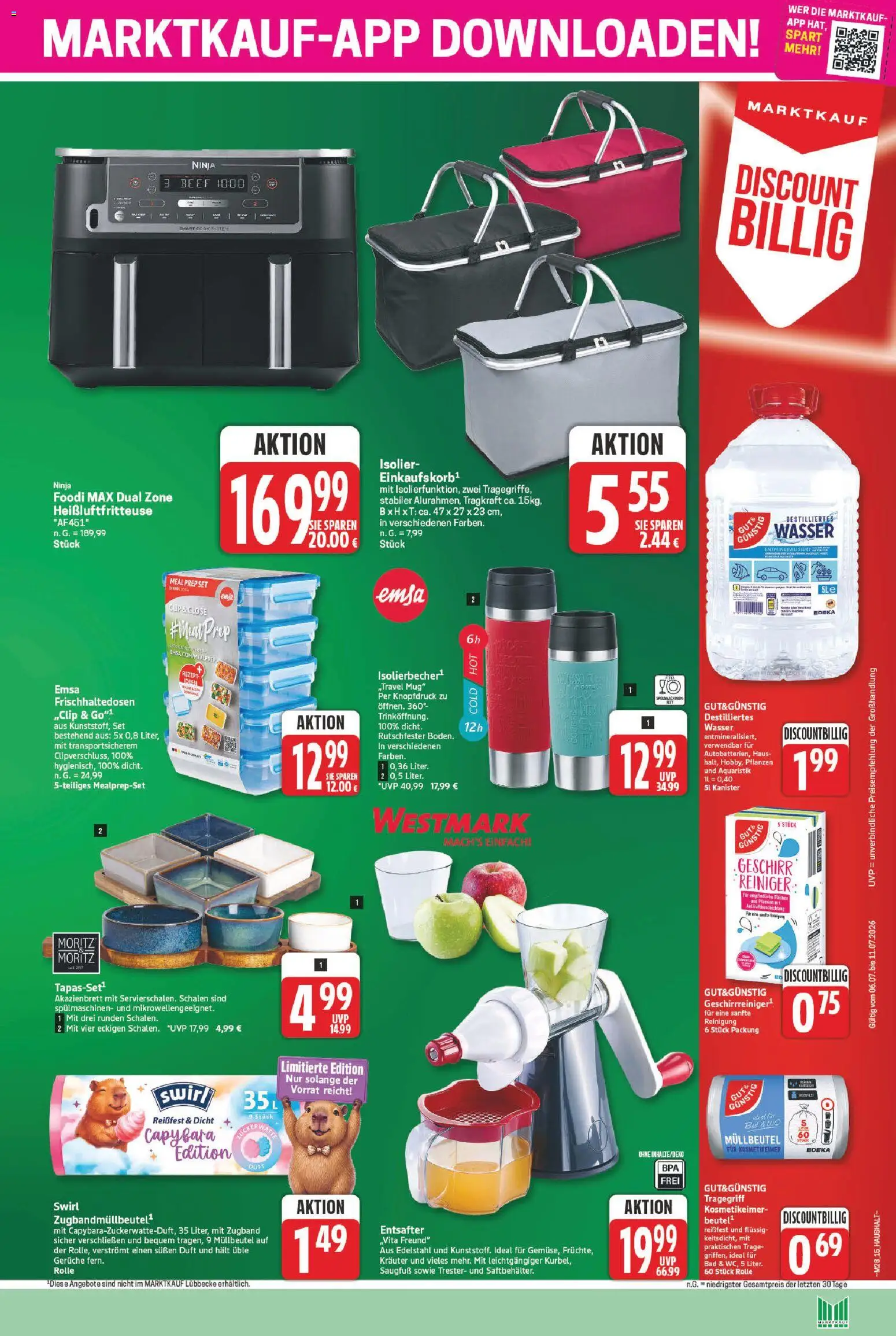 Marktkauf Prospekt – gültig ab 06.07.2026 | Seite: 15 | Produkte: Entsafter, Bad, Duft, Wasser