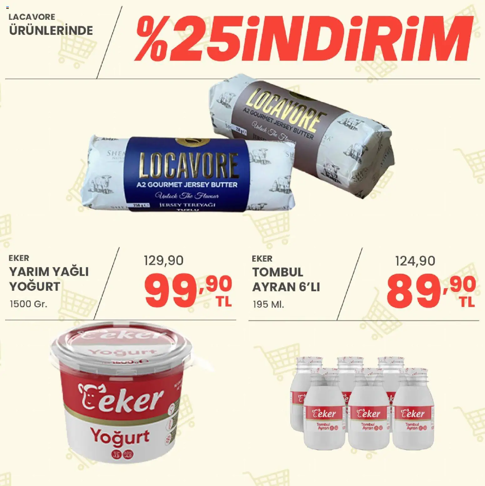 Sarıyer Katalog - 23 Ekim 2026 tarihinden itibaren geçerlidir | Sayfa: 15 | Ürünler: Tereyağı, Yoğurt, Şeker