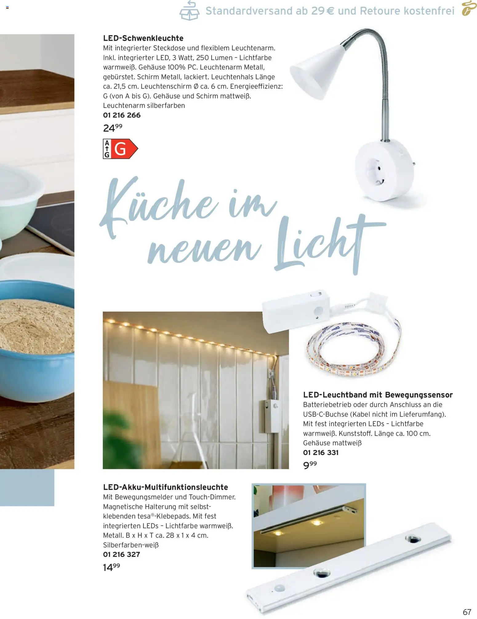 Angebote Tchibo – gültig ab 01.02.2026 | Seite: 67 | Produkte: Kabel, Steckdose, Küche