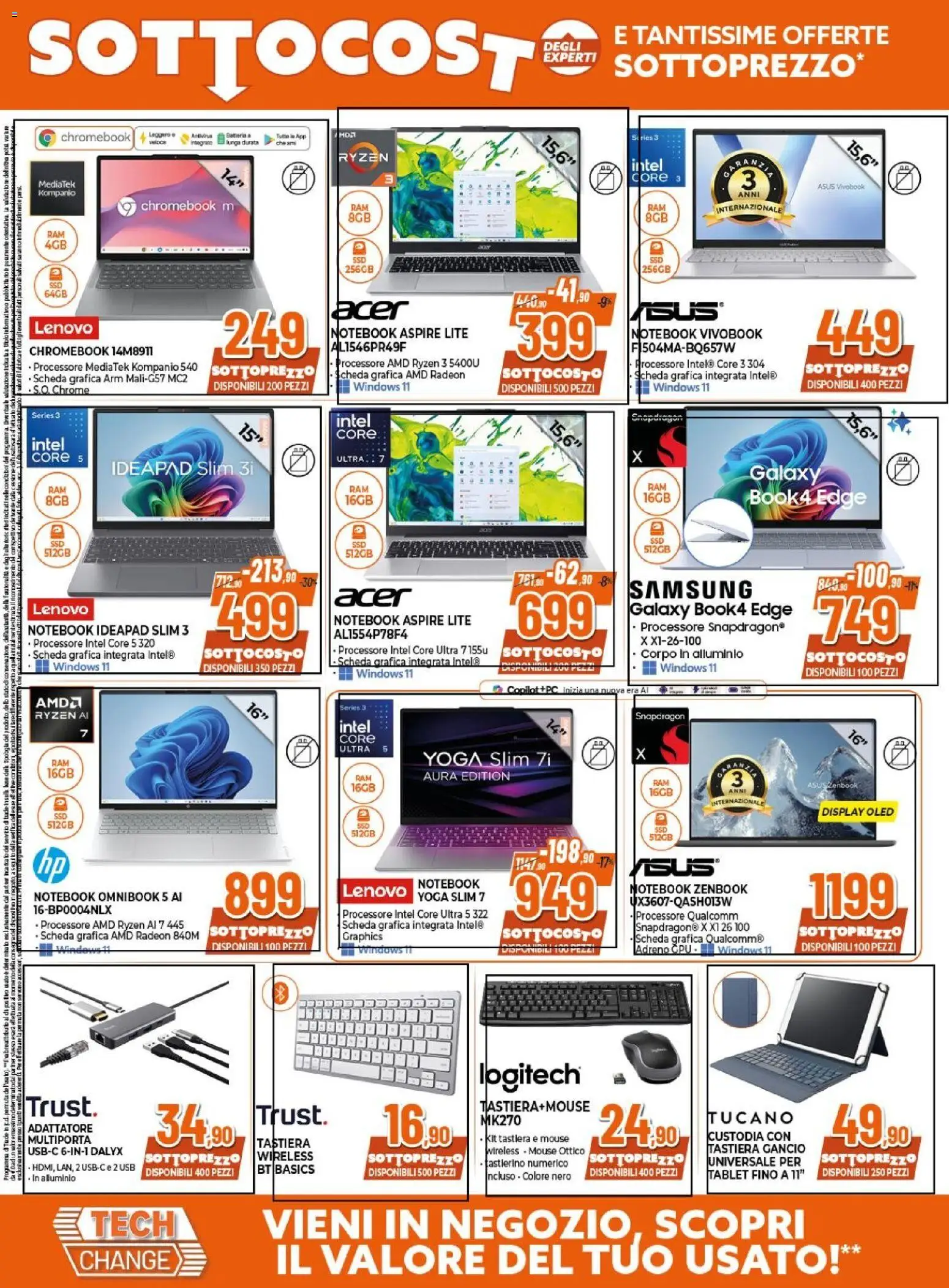 Volantino Expert del 08/10/2026 | Pagina: 15 | Prodotti: Tastiera, Adattatore, Alluminio, Samsung