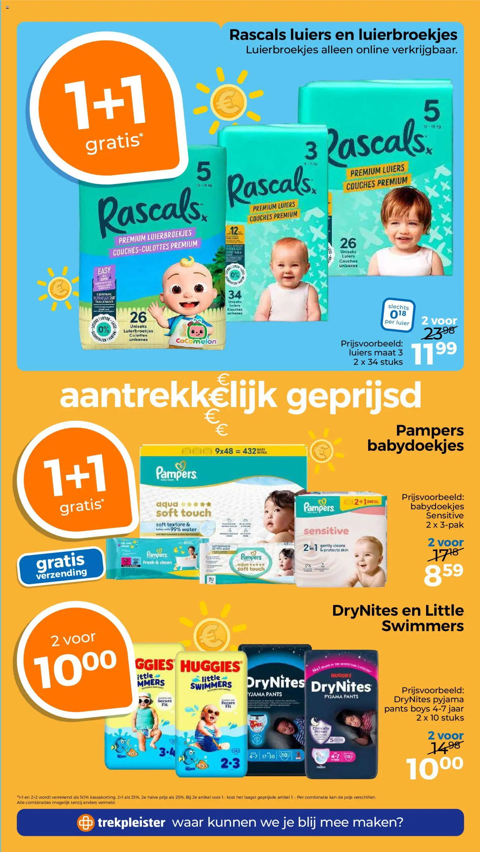 {H1} | Pagina: 51 | Producten: Kan, Pampers, Babydoekjes, Water