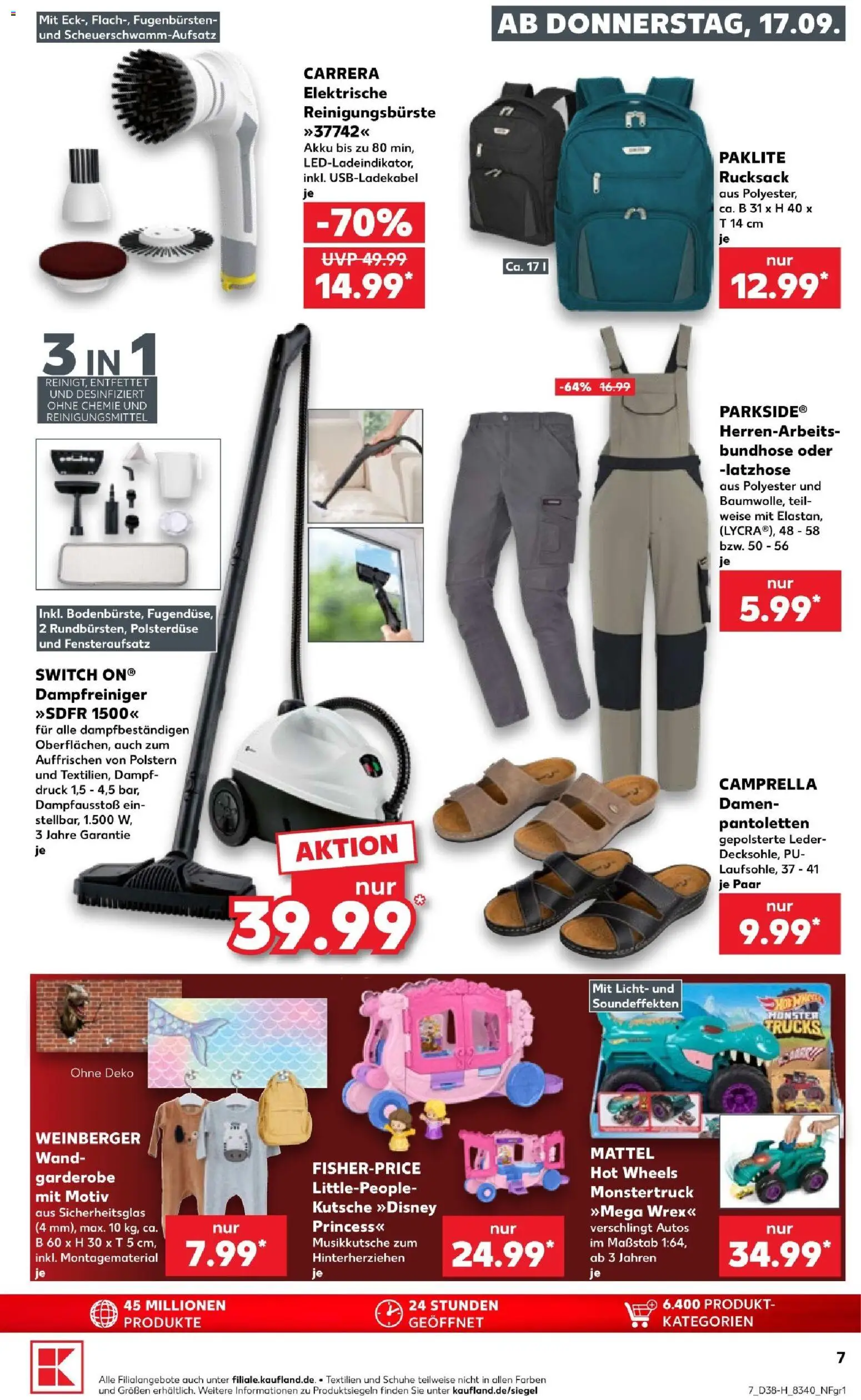 Kaufland Prospekt Rostock – gültig ab 17.09.2026 | Seite: 7 | Produkte: Rucksack