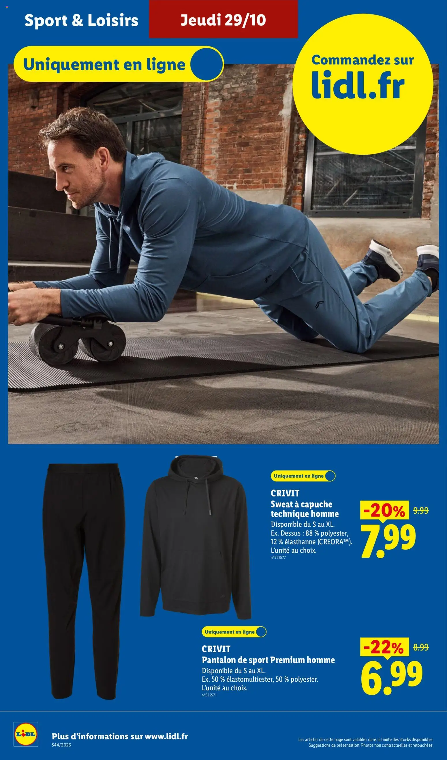 {H1} | Page: 14 | Produits: Crivit, Sweat à capuche, Pantalon
