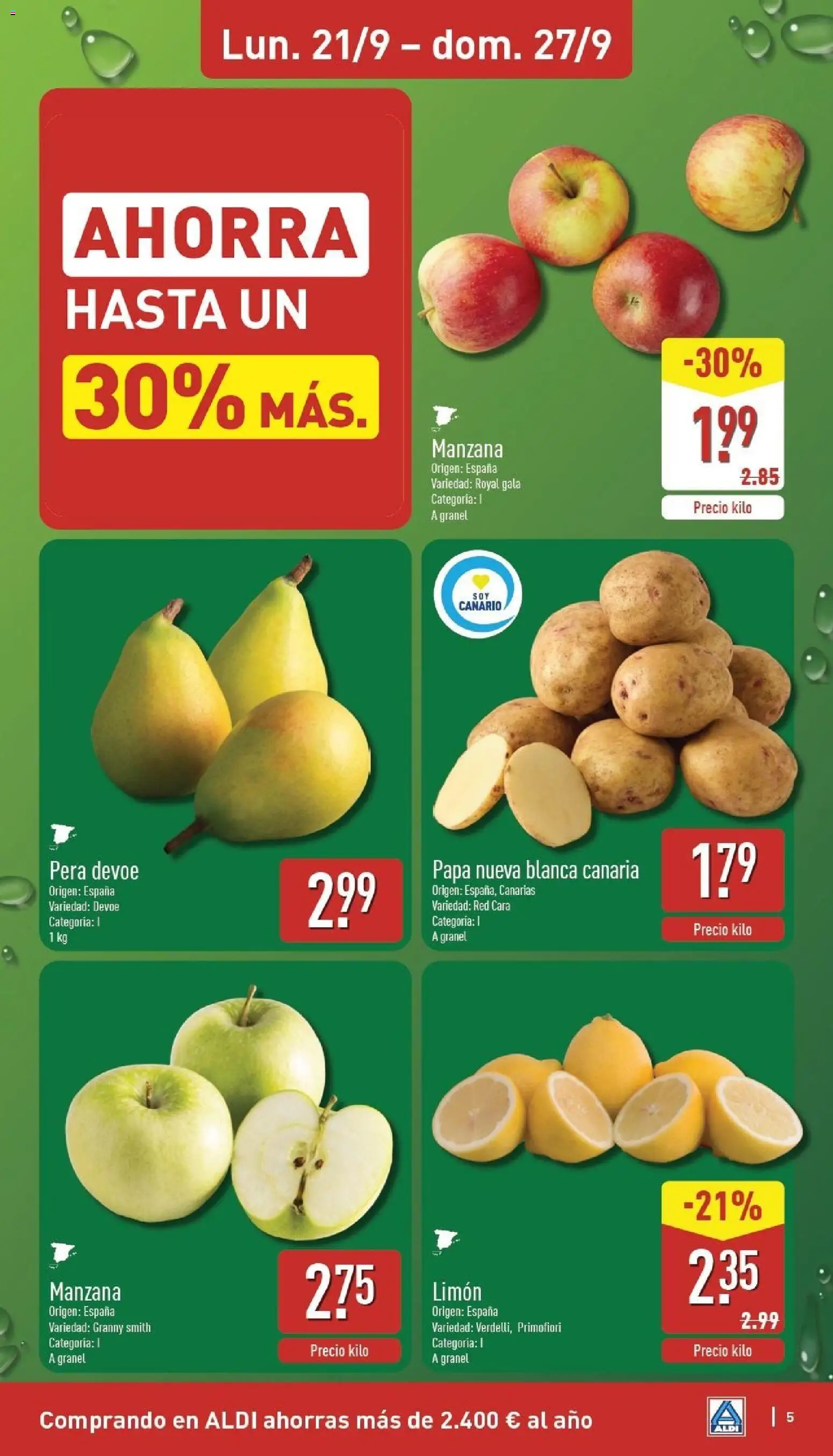 Aldi folleto Canarias │ válido desde el 21/09/2026 | Página: 5