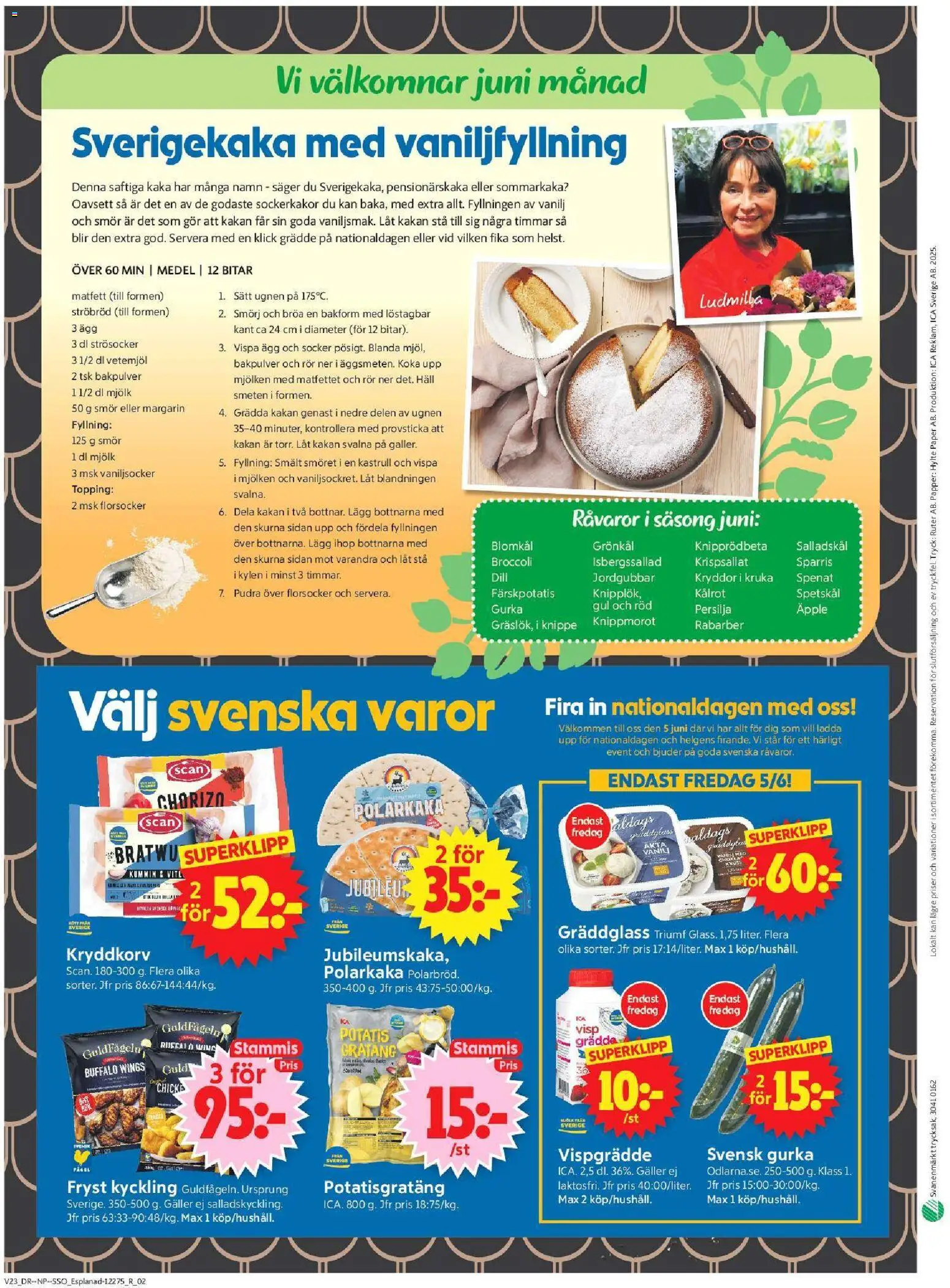 ICA Supermarket reklamblad aktuell från 01.06.2026 | Sida: 10