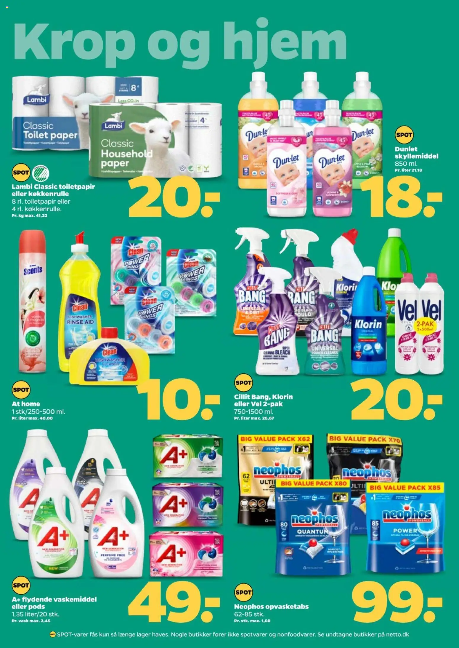 Netto tilbudsavis – gyldig fra 05/09/2026 | Side: 24 | Produkter: Skyllemiddel, Toilet