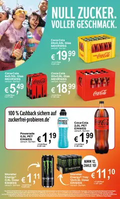 Getränke Hoffmann Prospekt ab 27.07.2026 gültig | Seite: 9 | Produkte: Fuze tea, Monster, Powerade, Uhr