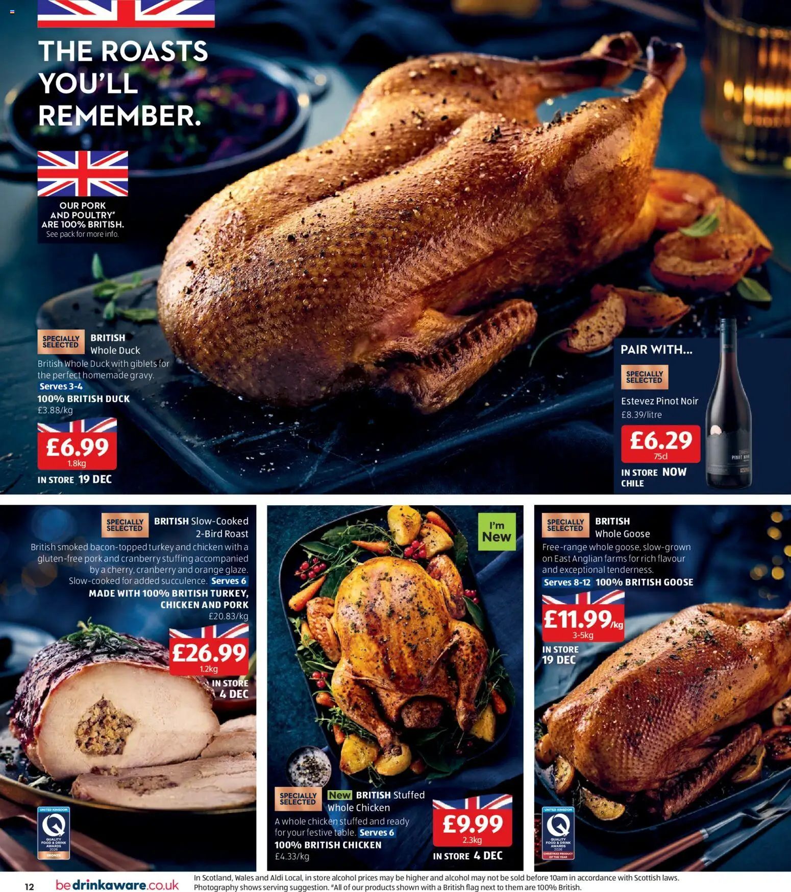 {H1} | Page: 12 | Products: Chicken, Pork, Orange, Alcohol