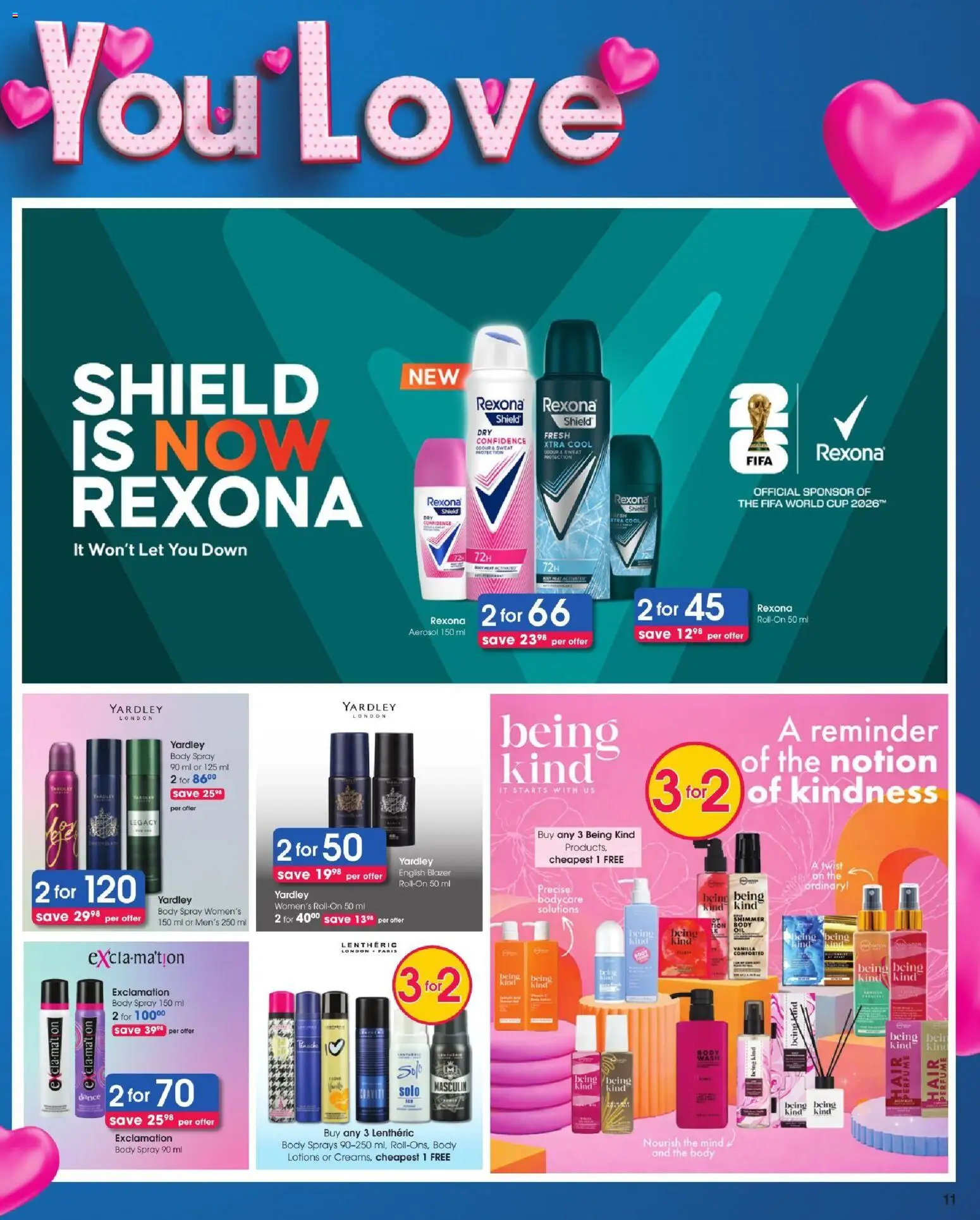New Clicks catalogue – valid from 11/08/2026 | Page: 11 | Products: Vanilla, Body spray, Perfume, Body wash