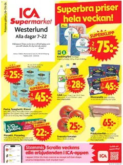 ICA Supermarket - Enköping - Förhandsvisning av reklamblad från butik ICA Supermarket aktuell från 01.06.2026