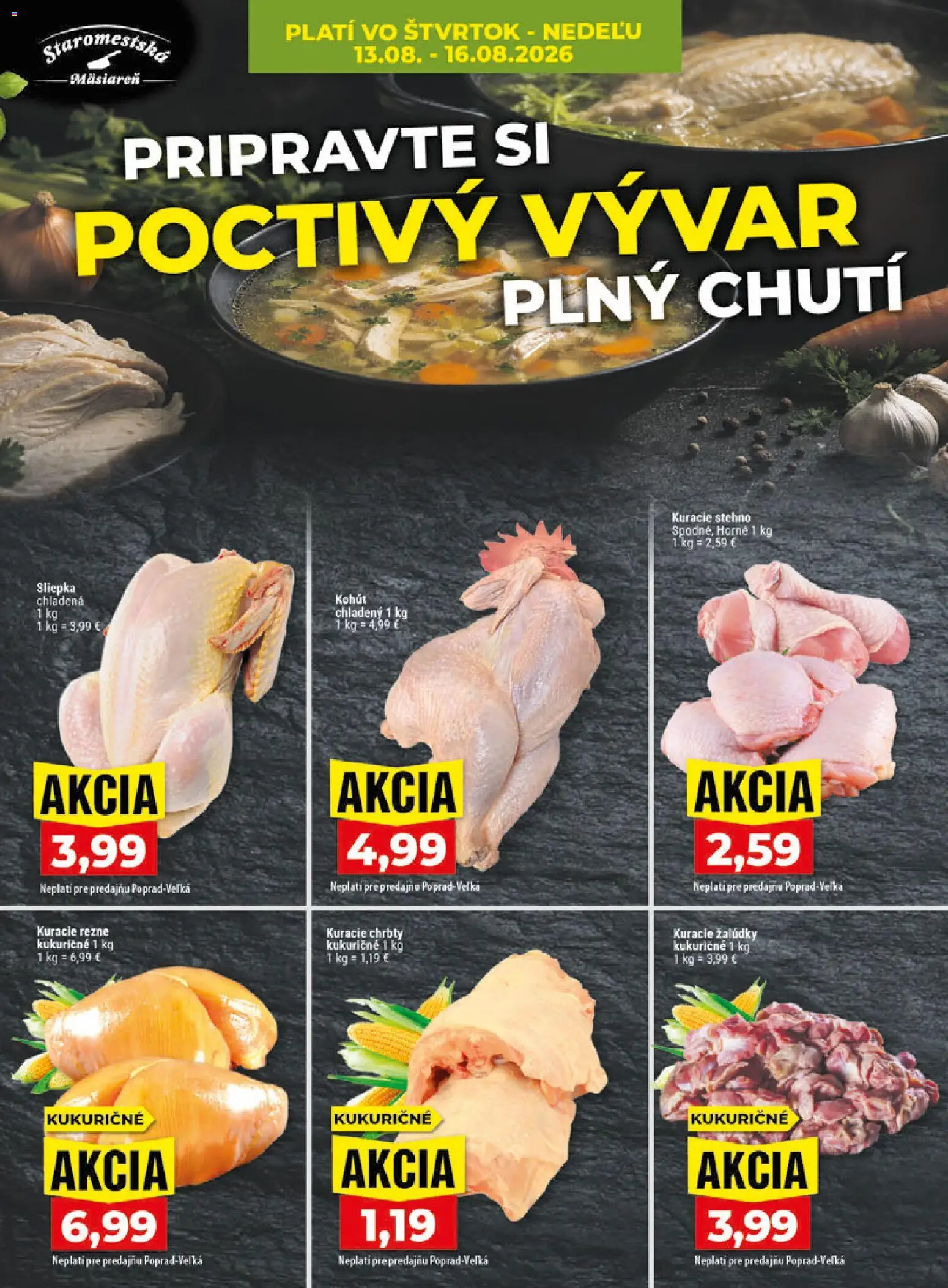 Nové Klas akcie – leták je platný od 10.08.2026 | Strana: 27 | Produkty: Kuracie rezne, Rezne