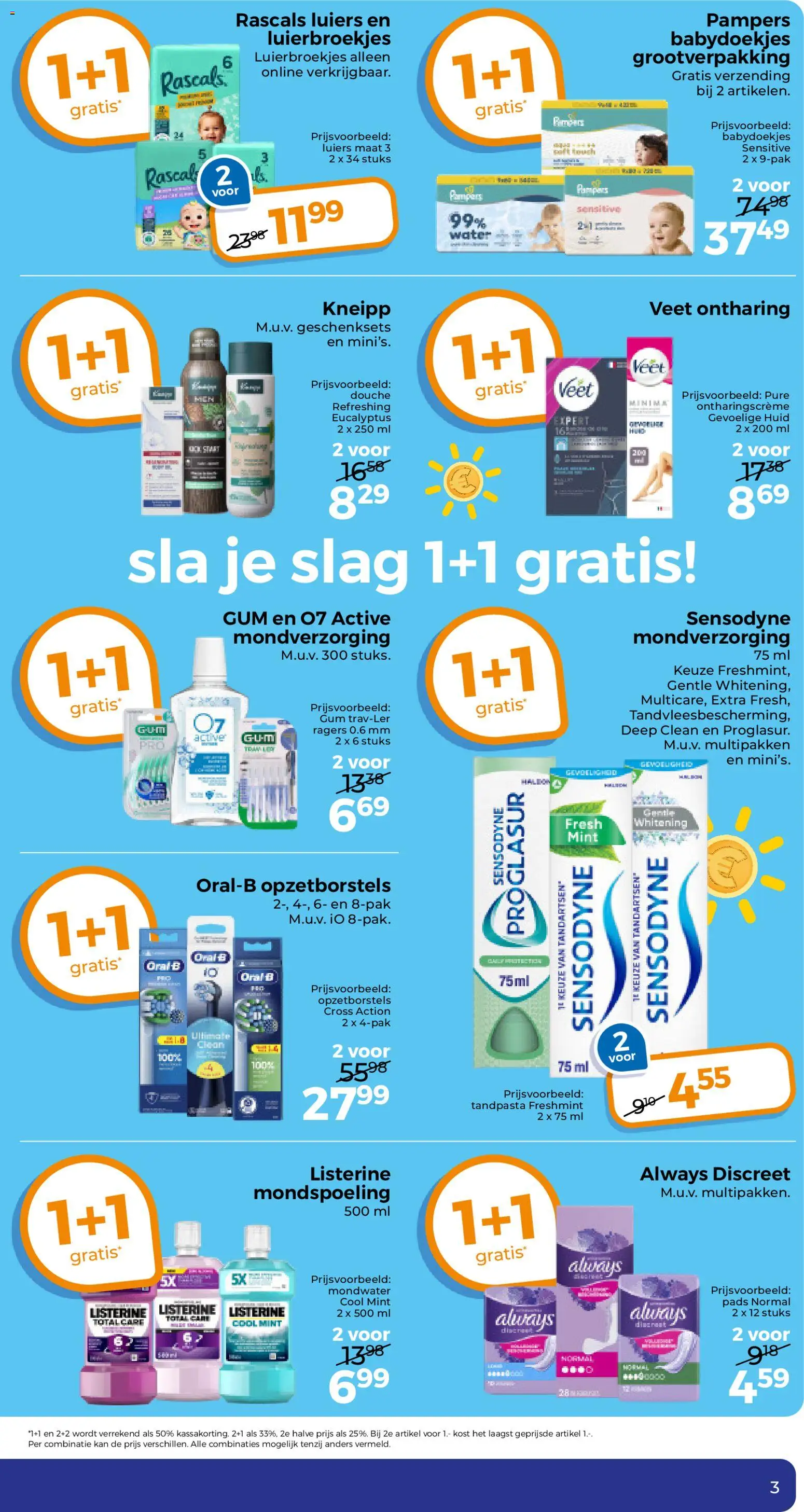 {H1} | Pagina: 3 | Producten: Mondwater, Kan, Babydoekjes, Festék
