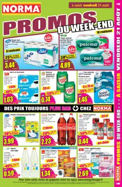 Norma - Prévisualisation de Norma catalogue valide à partir de 19/08/2026 | Page: 11 | Produits: Eau minérale, Sucre, Litière, Thé
