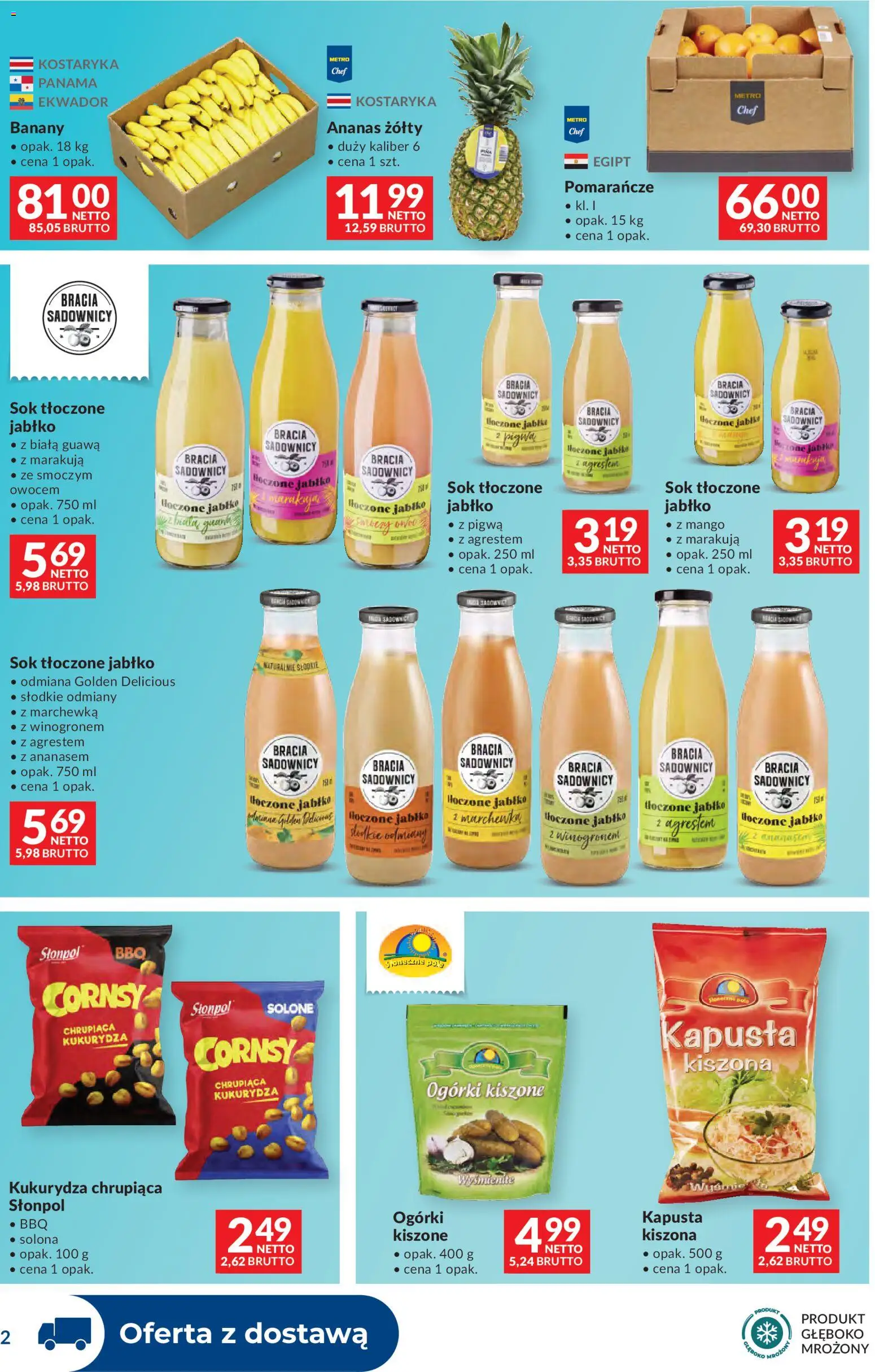 Makro gazetka - Dystrybucja do sklepów od 01.09.2026 | Strona: 2 | Produkty: Mango, Pigwa, Marakuja, Ogórki kiszone