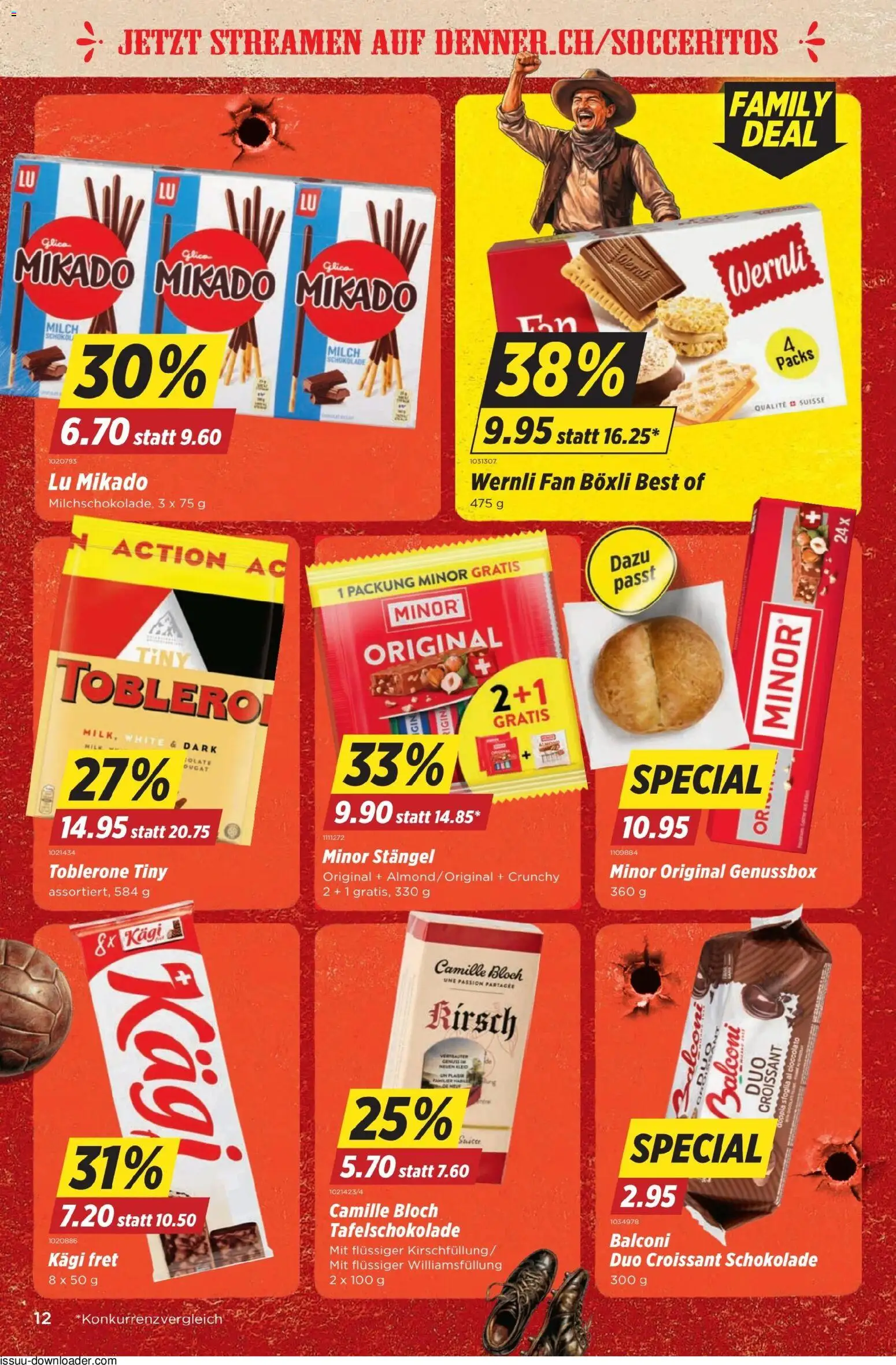 Denner aktionen – gültig ab 04.06.2026 | Seite: 12 | Produkte: Box, Milch, Schokolade