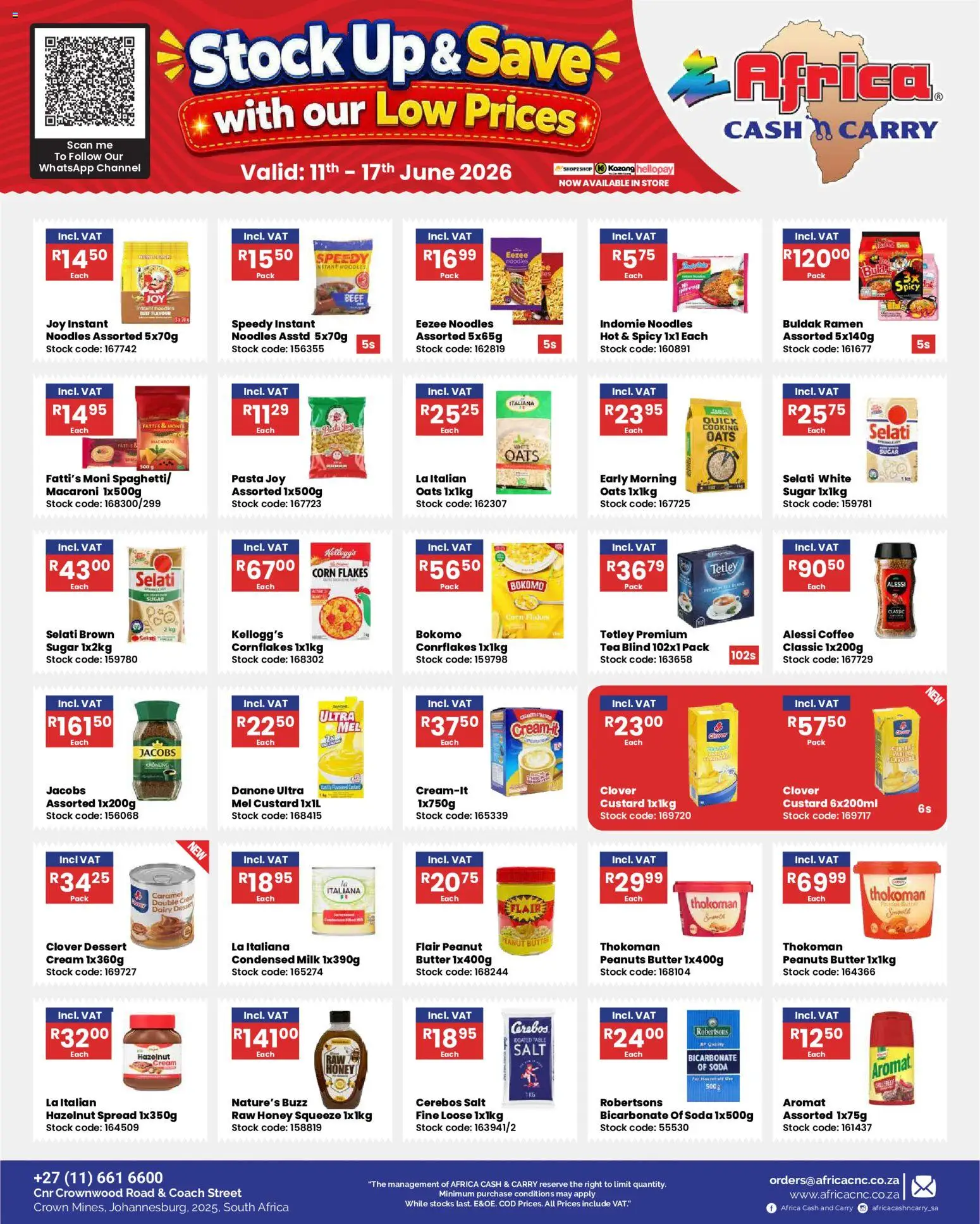 New Africa Cash & Carry catalogue – valid from 11.06.2026 | Page: 27 | Products: Stock, Aromat, Sugar, Caramel