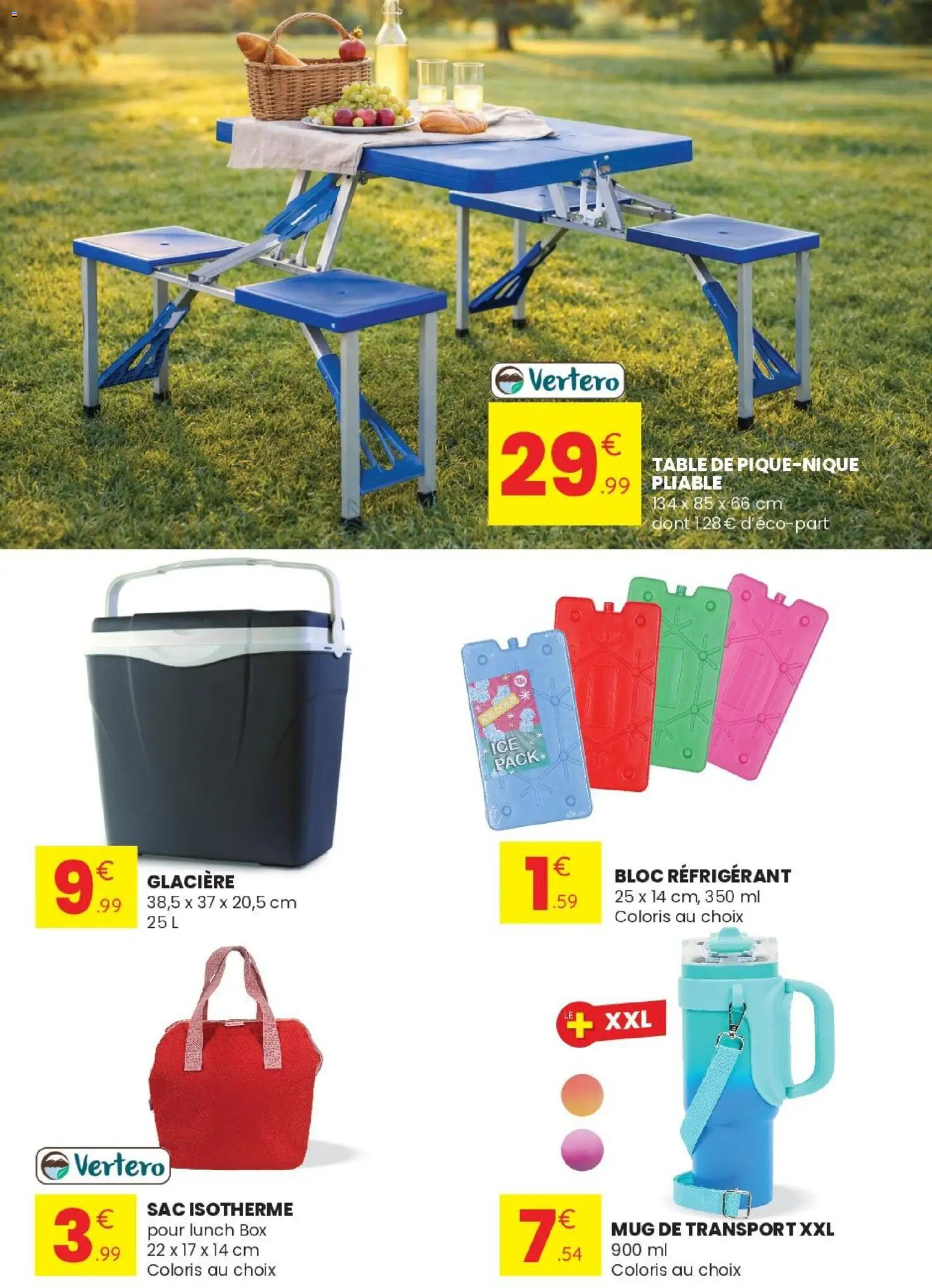 {H1} | Page: 10 | Produits: Sac isotherme, Sac, Glacière, Table