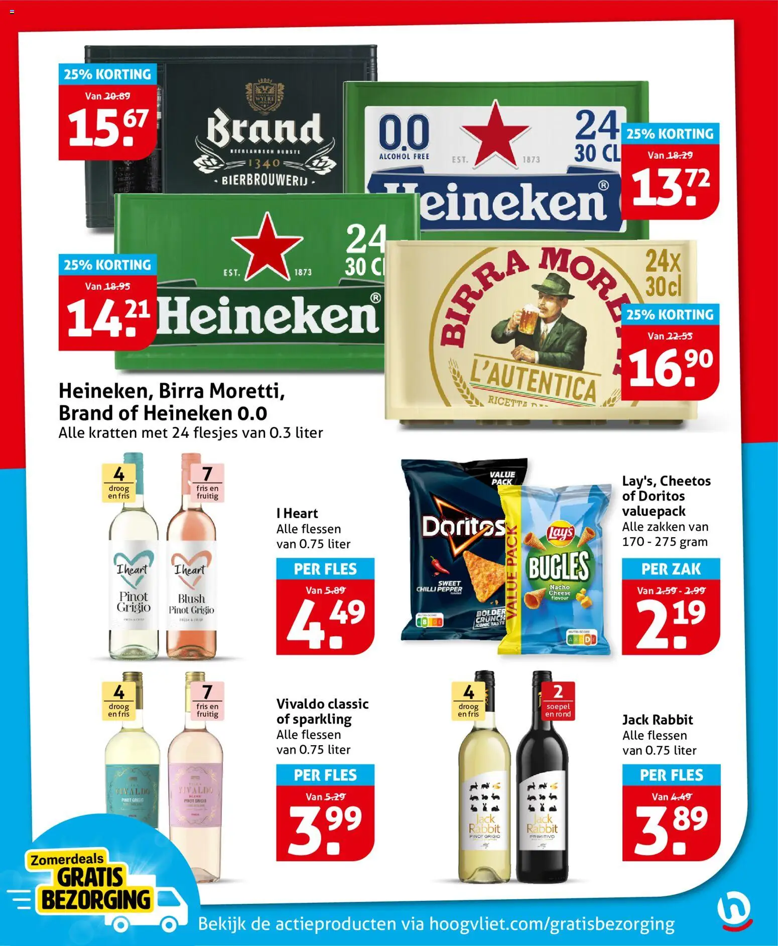 {H1} | Pagina: 21 | Producten: Heineken, Fles, Zak, Cheetos