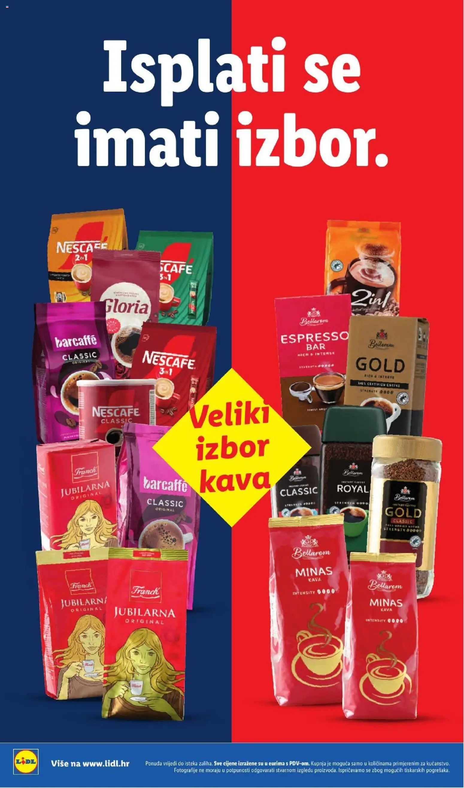 Lidl katalog | vrijedi od 23.07.2026 | Stranica: 52 | Proizvodi: Nescafe, Kava, Barcaffe
