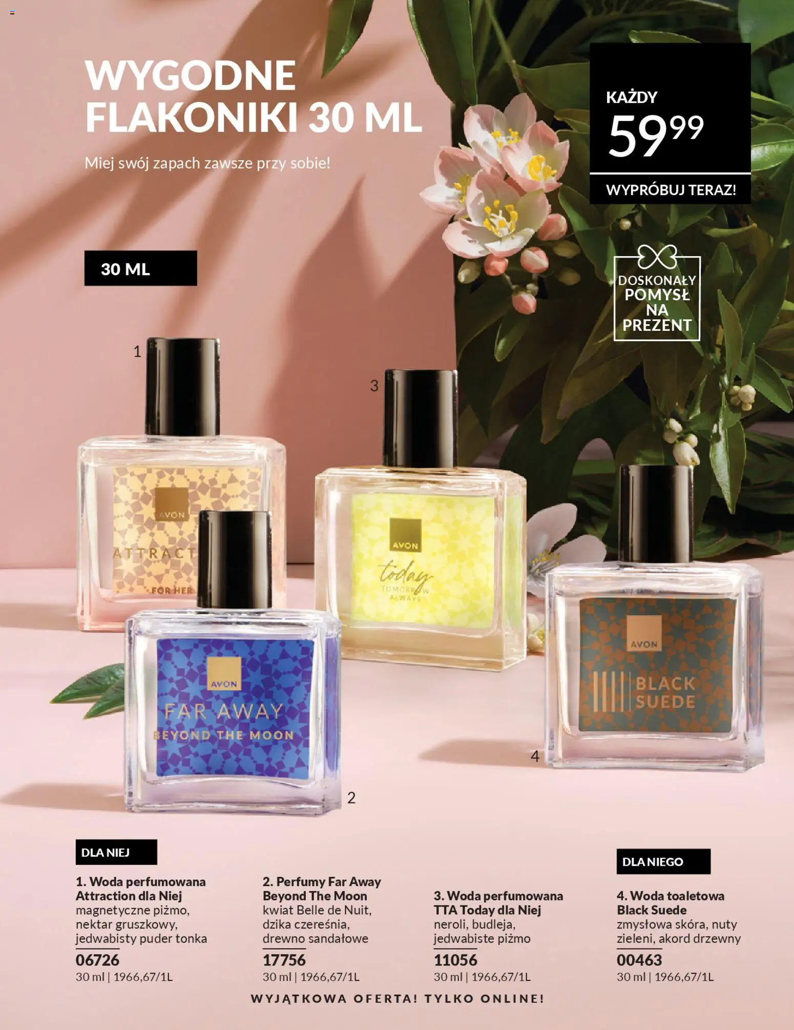 Avon Katalog 4 2026 od 01.04.2026 | Strona: 195 | Produkty: Zapach, Woda toaletowa, Puder, Woda