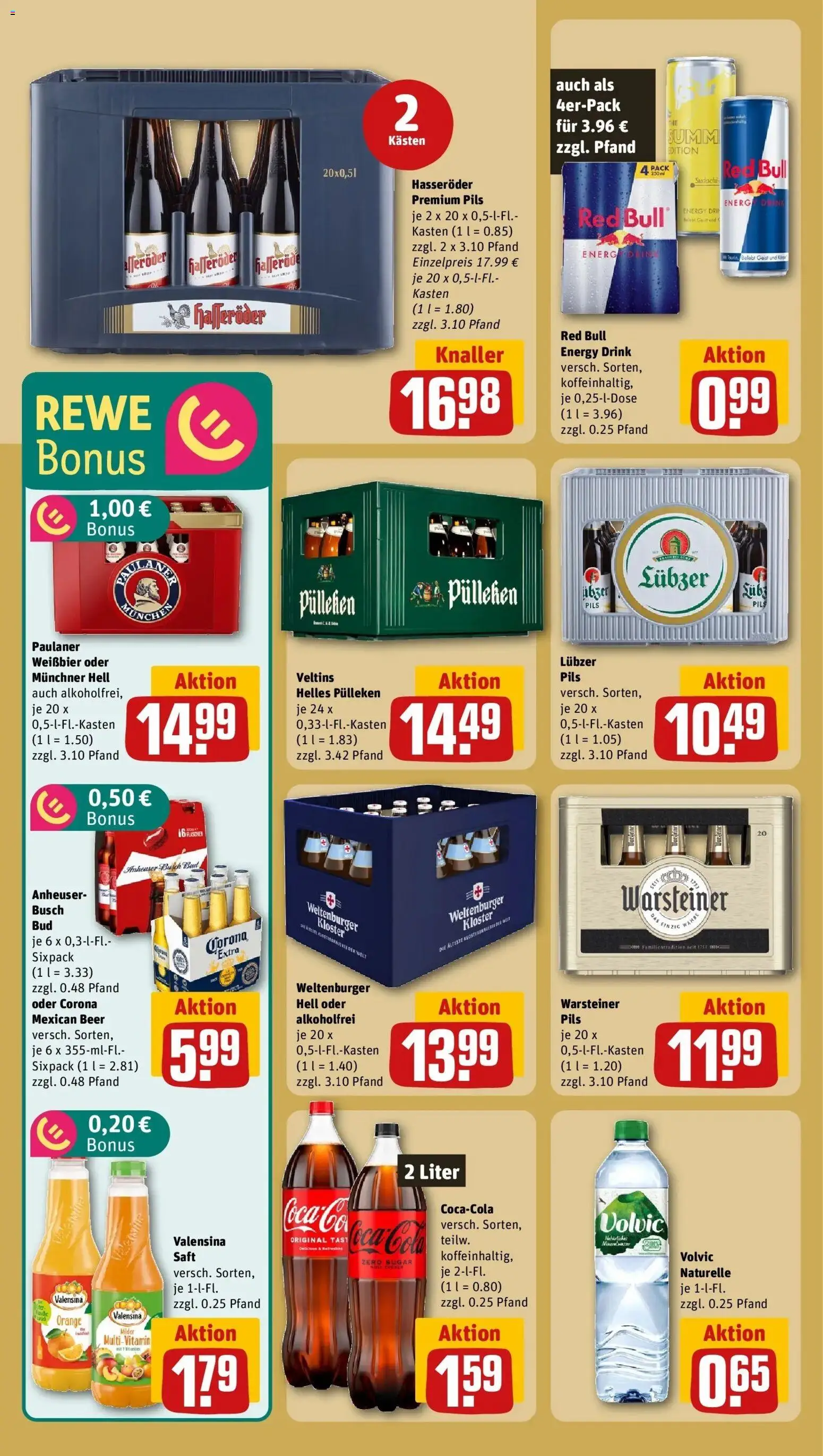 Rewe Prospekt Oelsnitz / Erzg.	 – gültig ab 10.05.2026 | Seite: 19 | Produkte: Helles pulleken, Weißbier, Pils, Lubzer