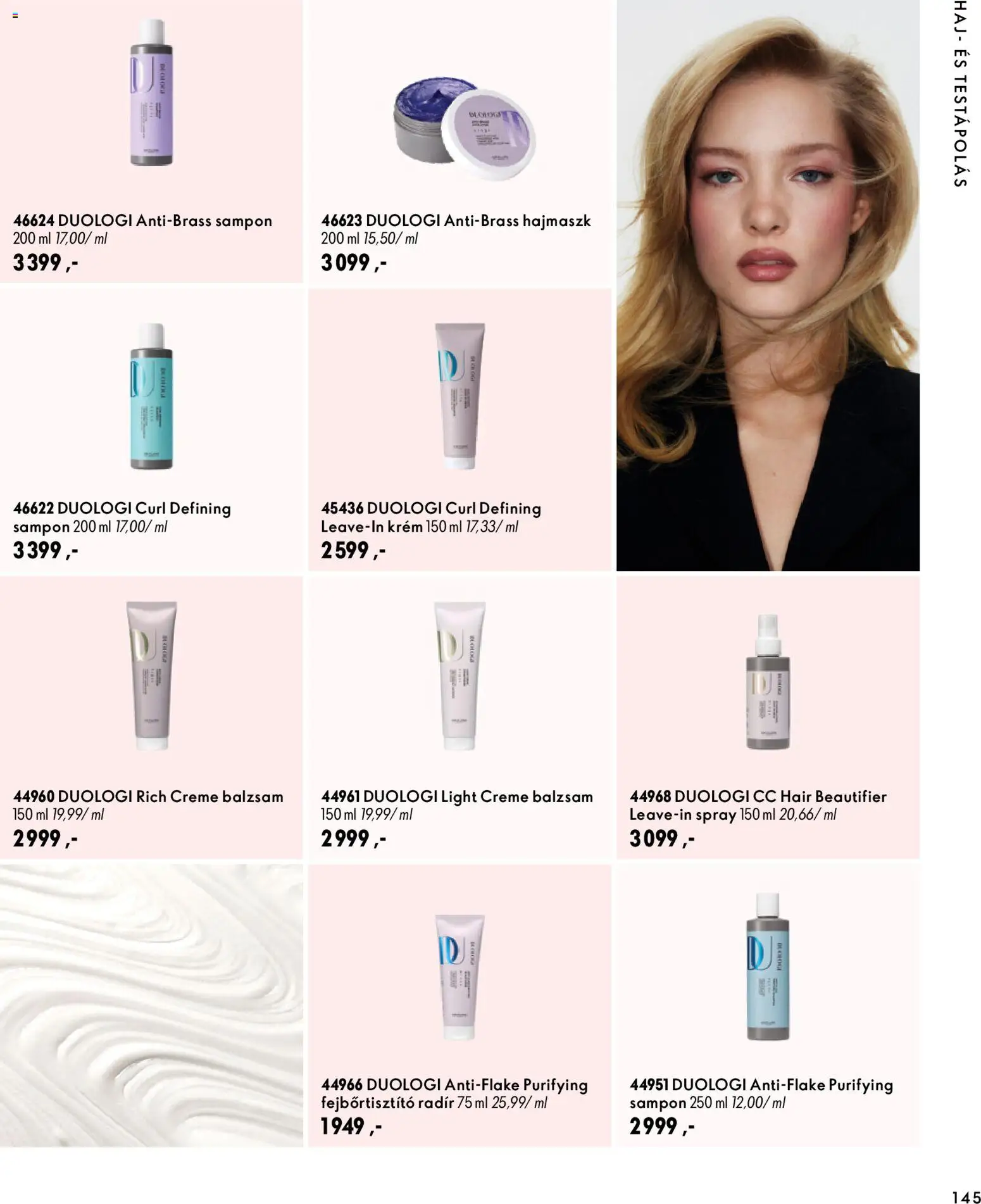Oriflame akciós ujság - amely érvényes a következő dátumtól: 2026.09.30. | Oldal: 145 | Termékek: Krém, Sampon, Hajmaszk