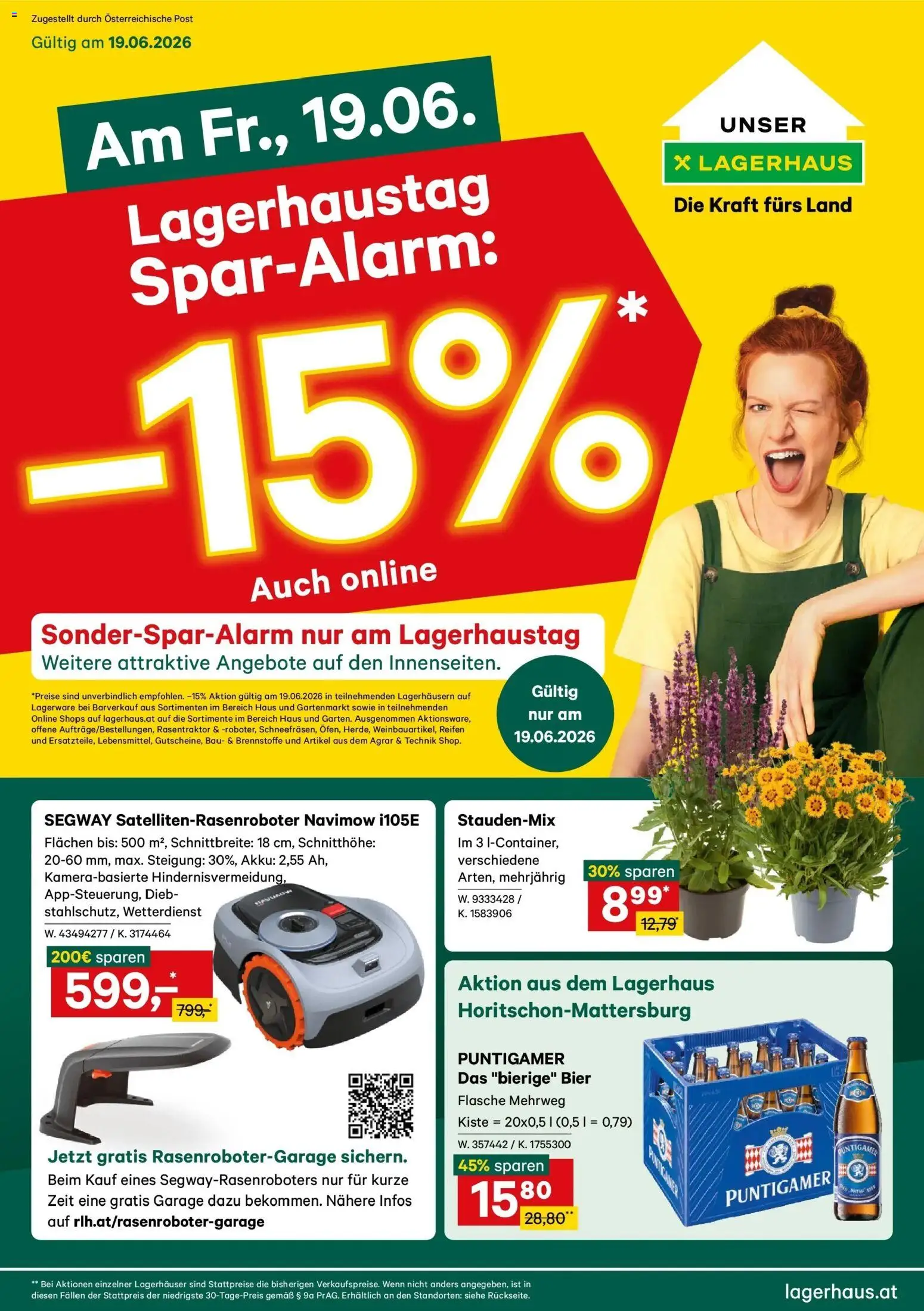 Lagerhaus - Wochen Angebote gültig ab 18.06.2026 | Seite: 1 | Produkte: Bier